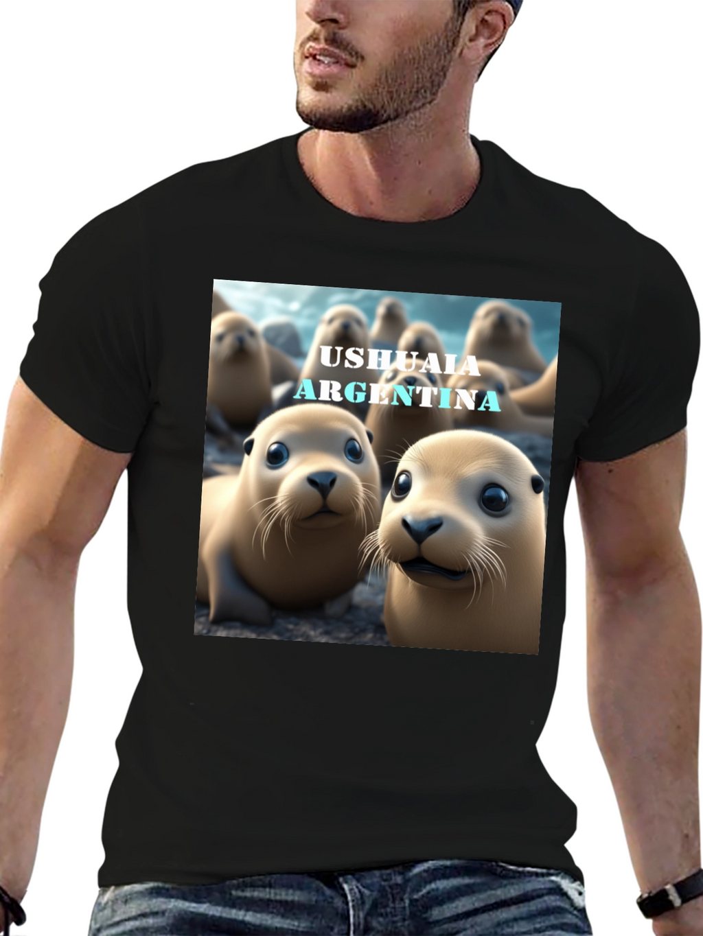 Ushuaia Argentina Seal T-Shirt
