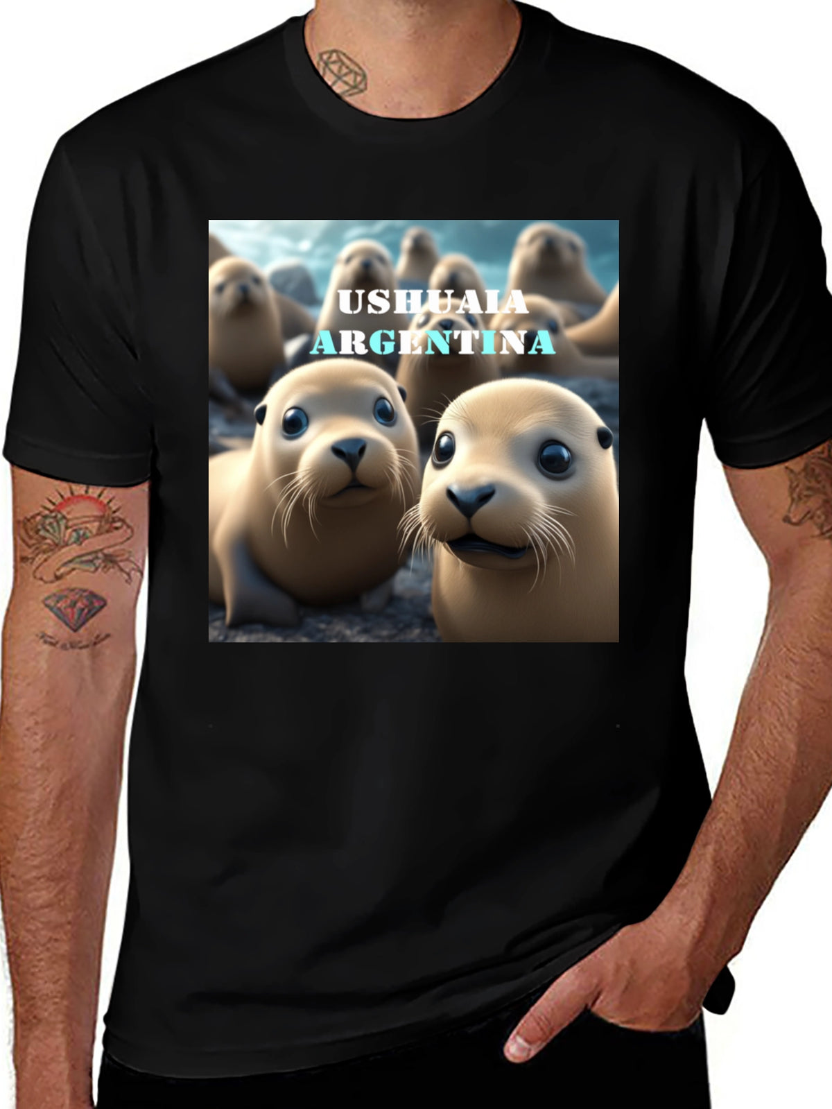 Ushuaia Argentina Seal T-Shirt