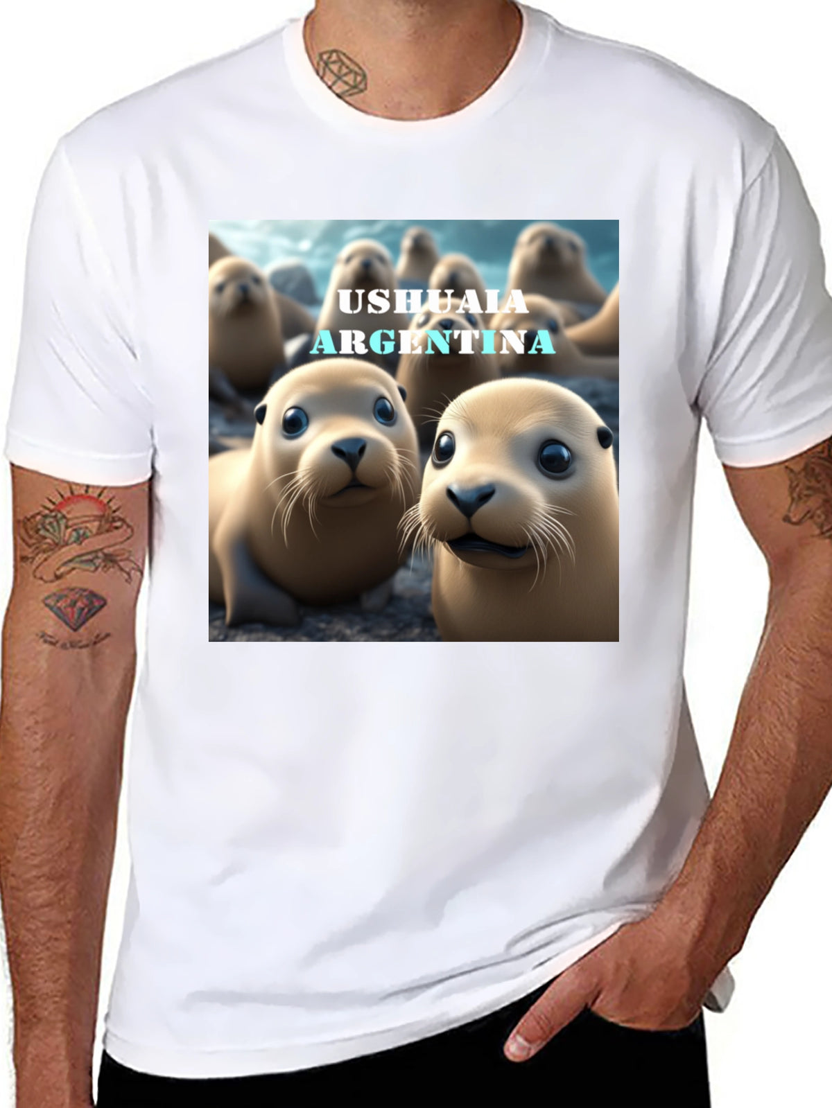 Ushuaia Argentina Seal T-Shirt