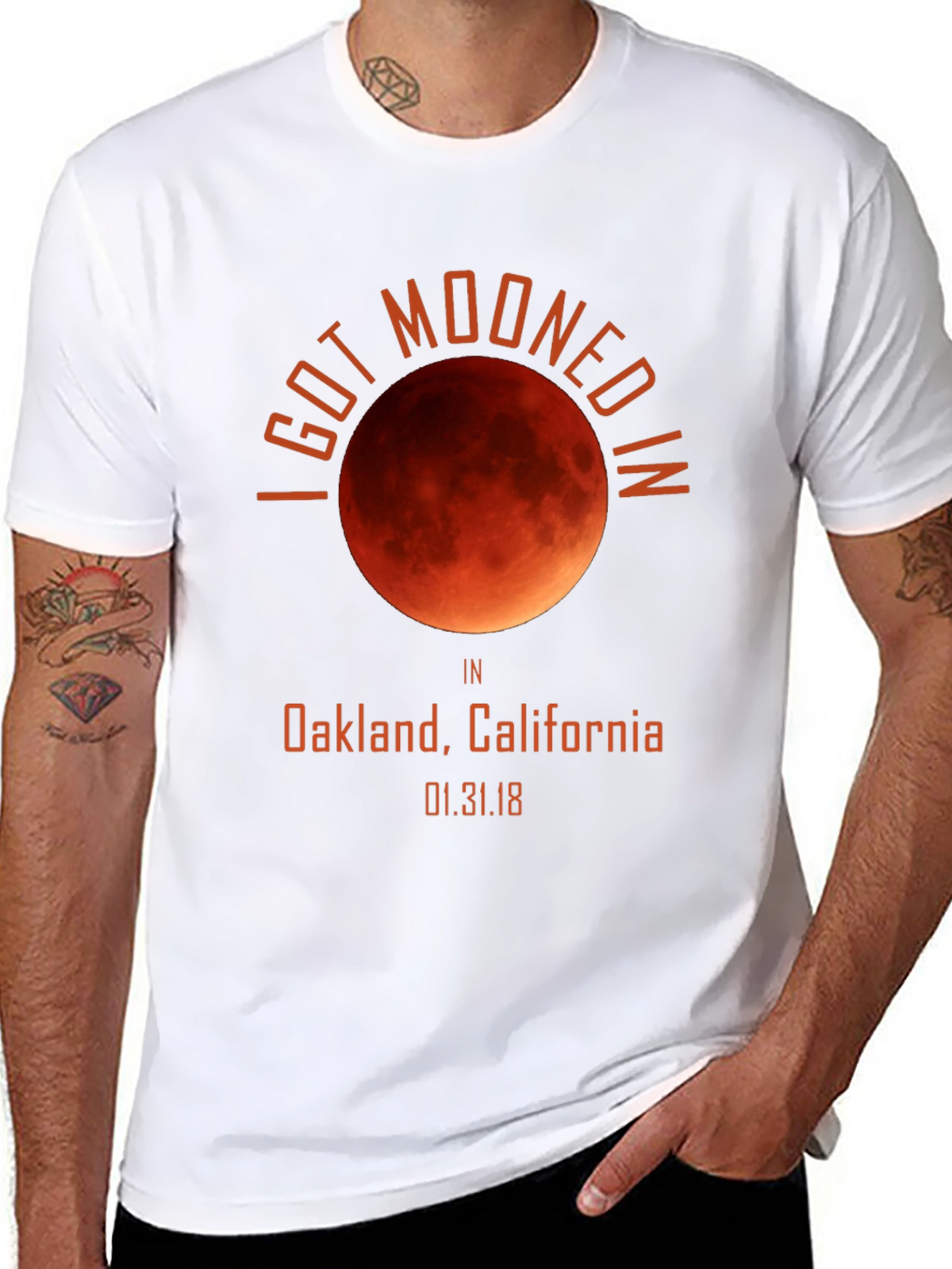 I Got Mooned in Oakland Lunar Eclipse T-Shirt