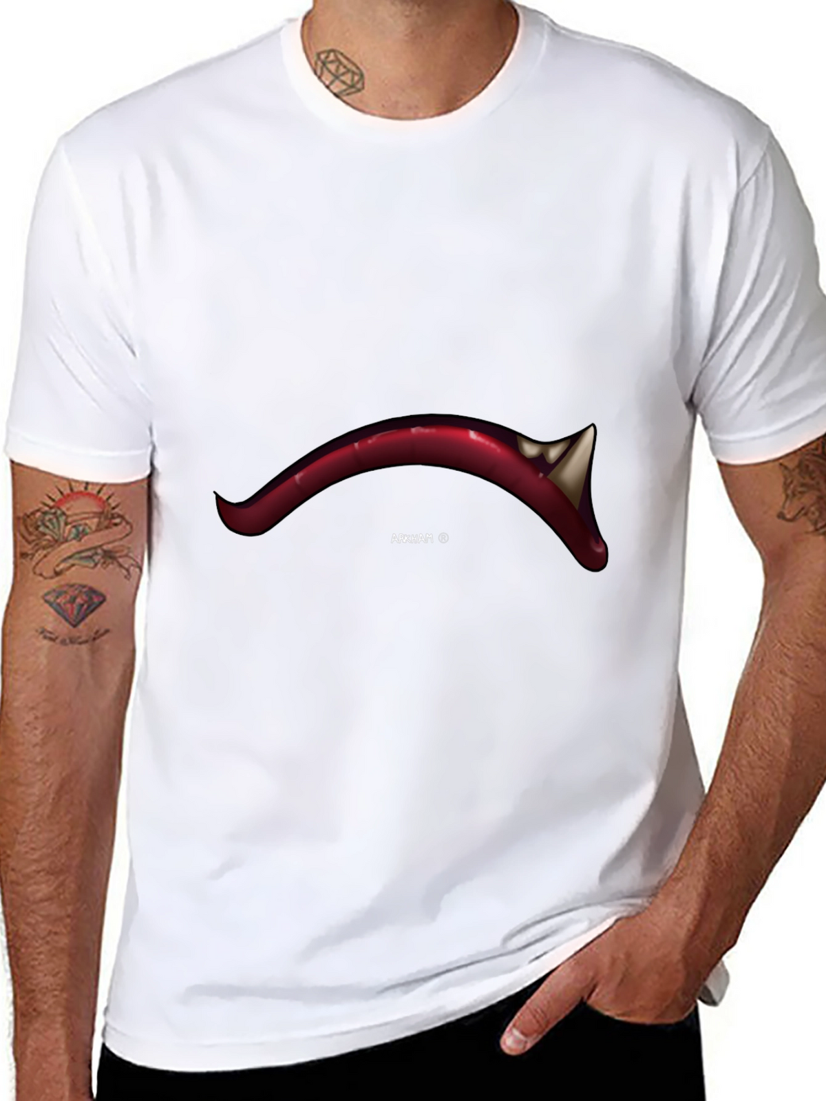 Arkham Graphic Tee - Mens Black T-Shirt