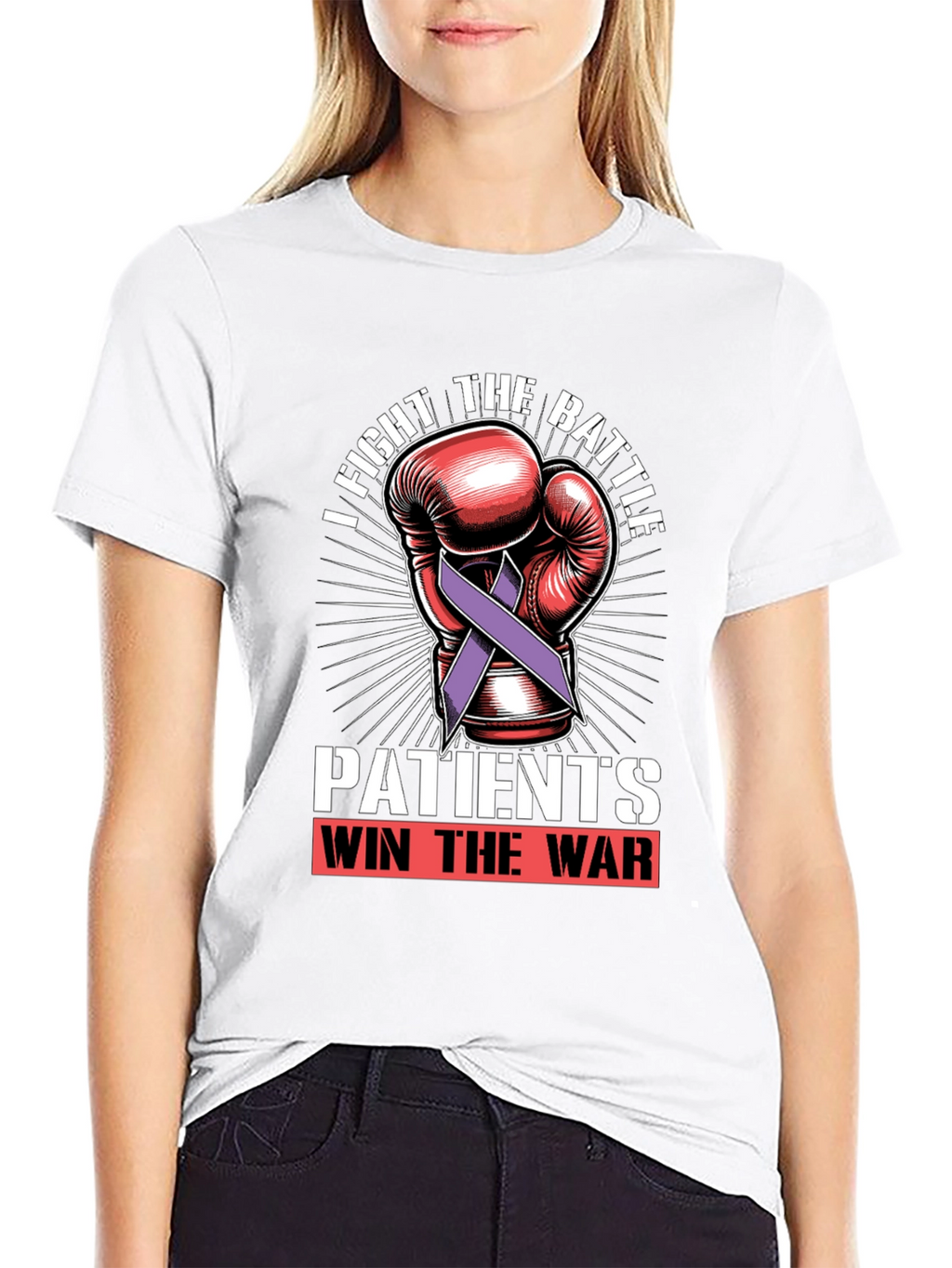 Fight the Battle T-Shirt - Patients Win the War