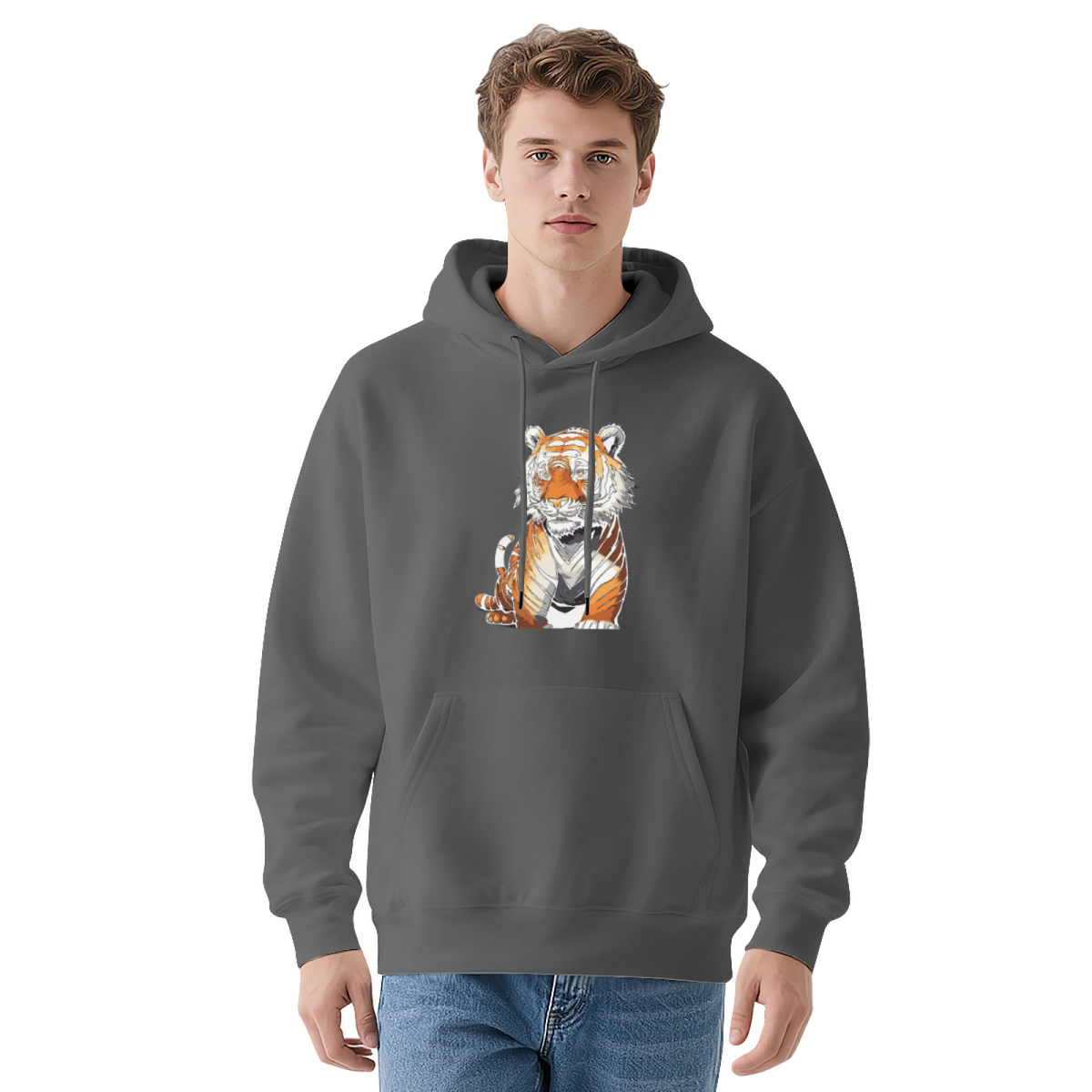 Fierce Tiger Graphic Pullover