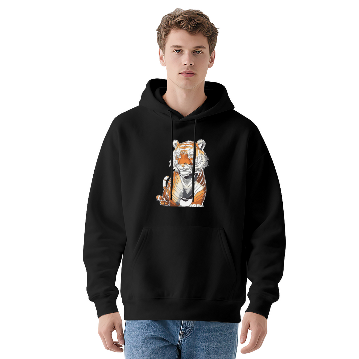 Fierce Tiger Graphic Pullover
