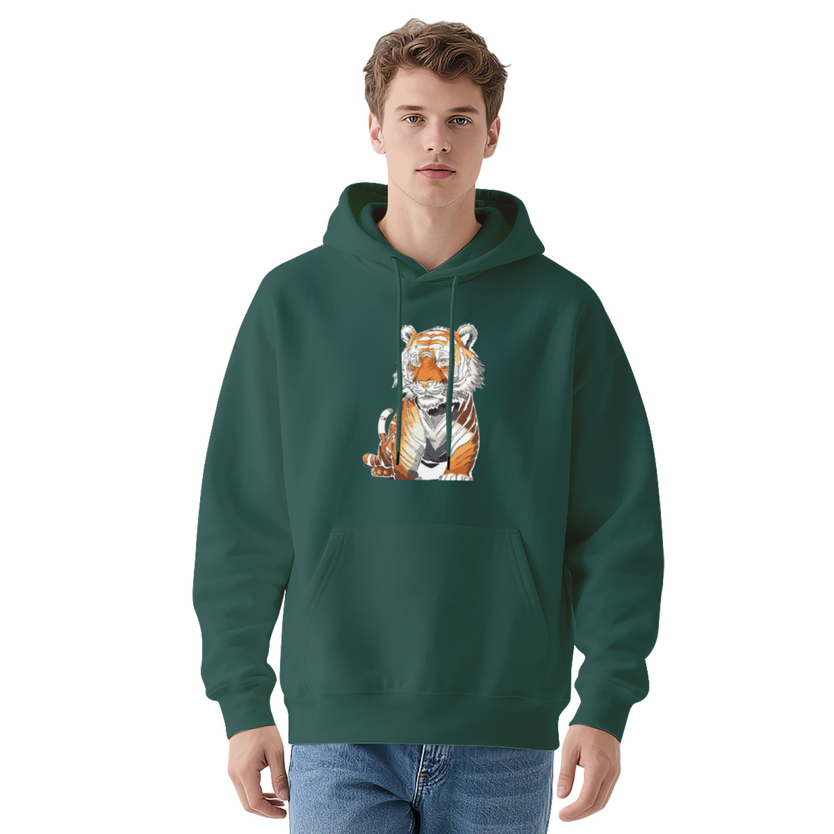 Fierce Tiger Graphic Pullover