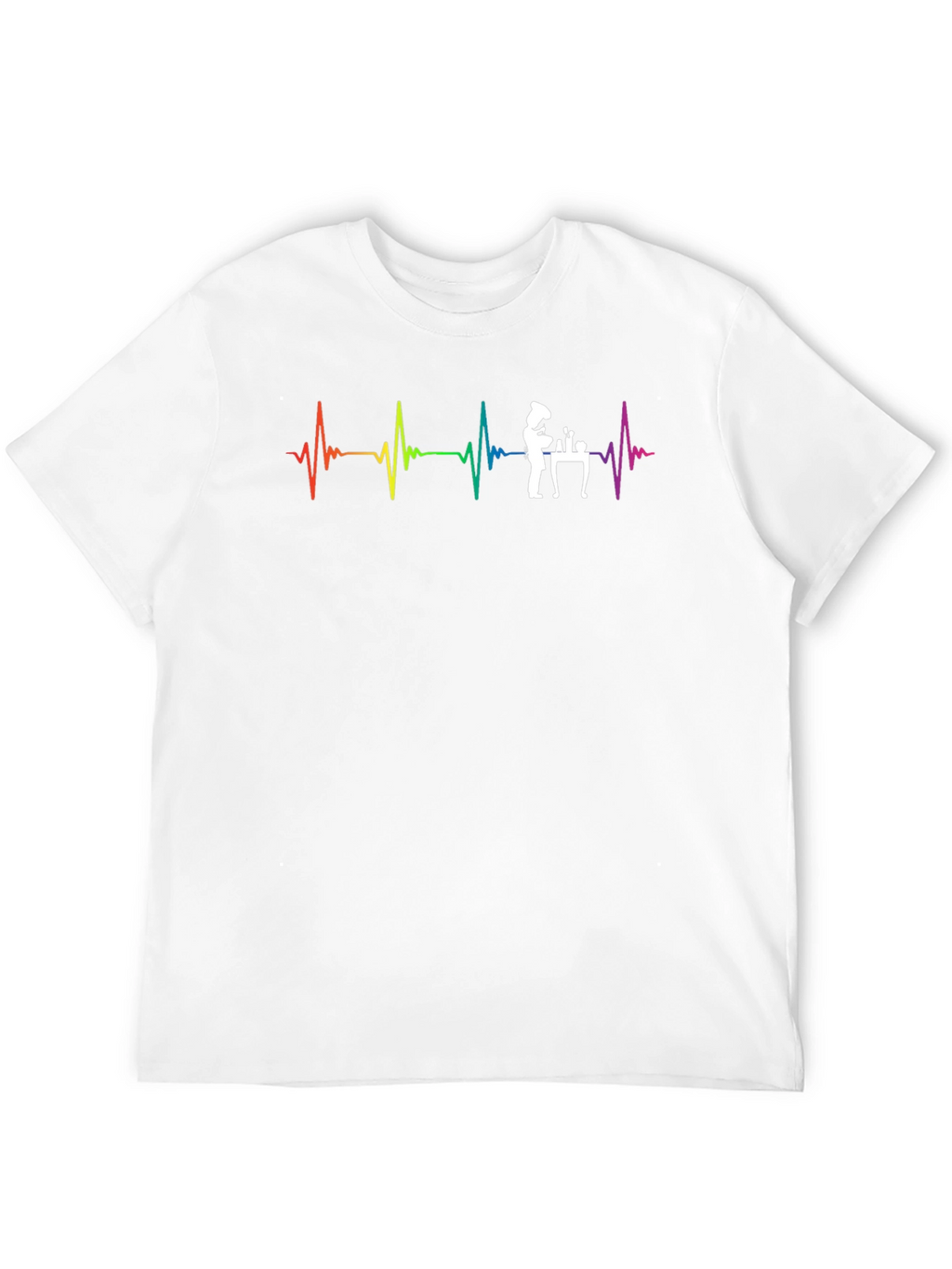 Heartbeat Chef T-Shirt - Culinary Passion Tee