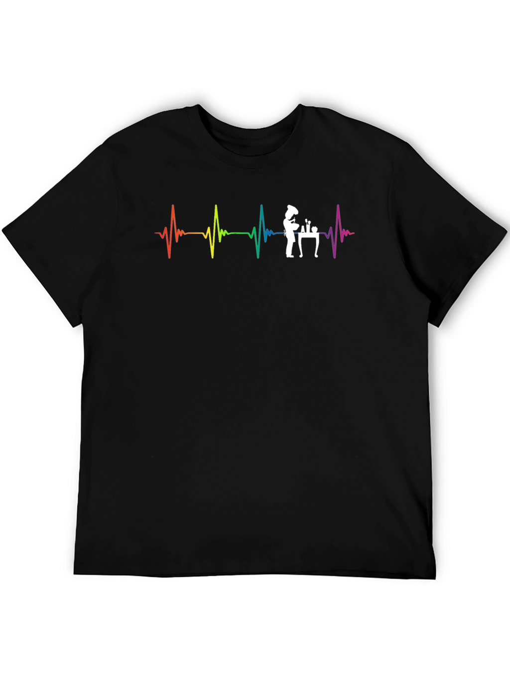 Heartbeat Chef T-Shirt - Culinary Passion Tee