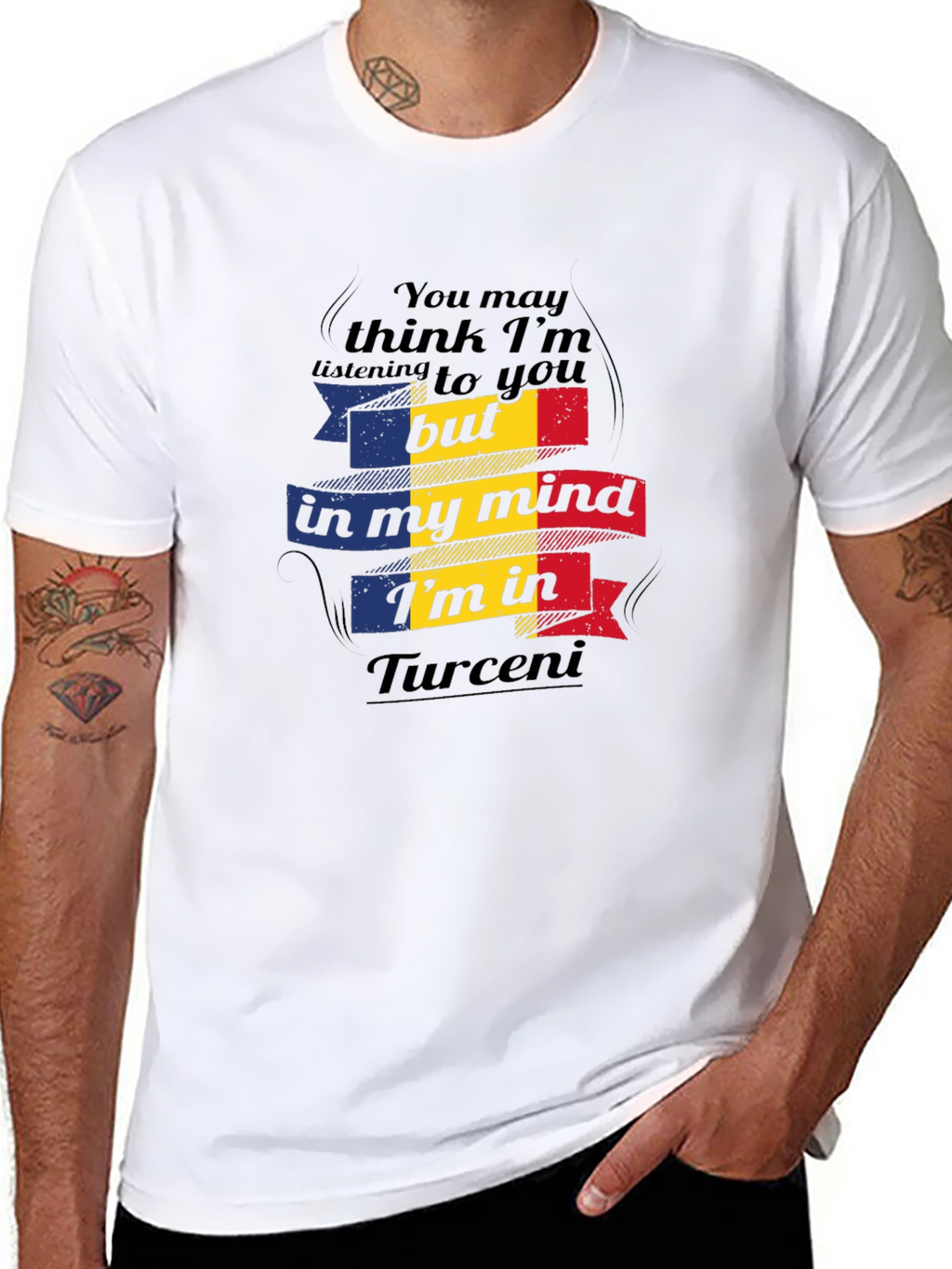 Turceni Mind T-Shirt - Novelty Flag Tee