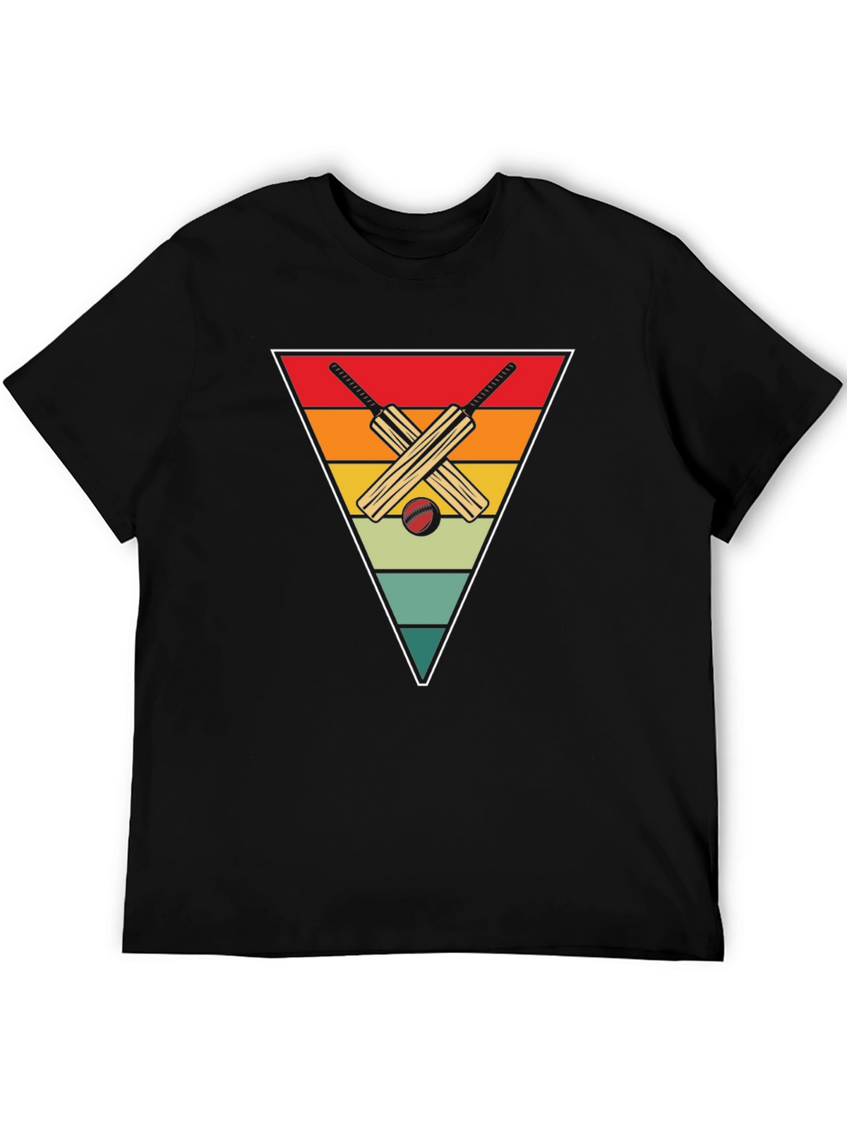 Retro Cricket Bats Graphic Tee