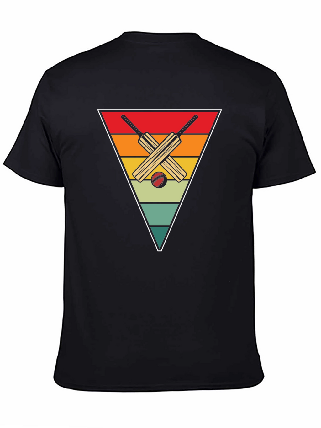 Retro Cricket Bats Graphic Tee
