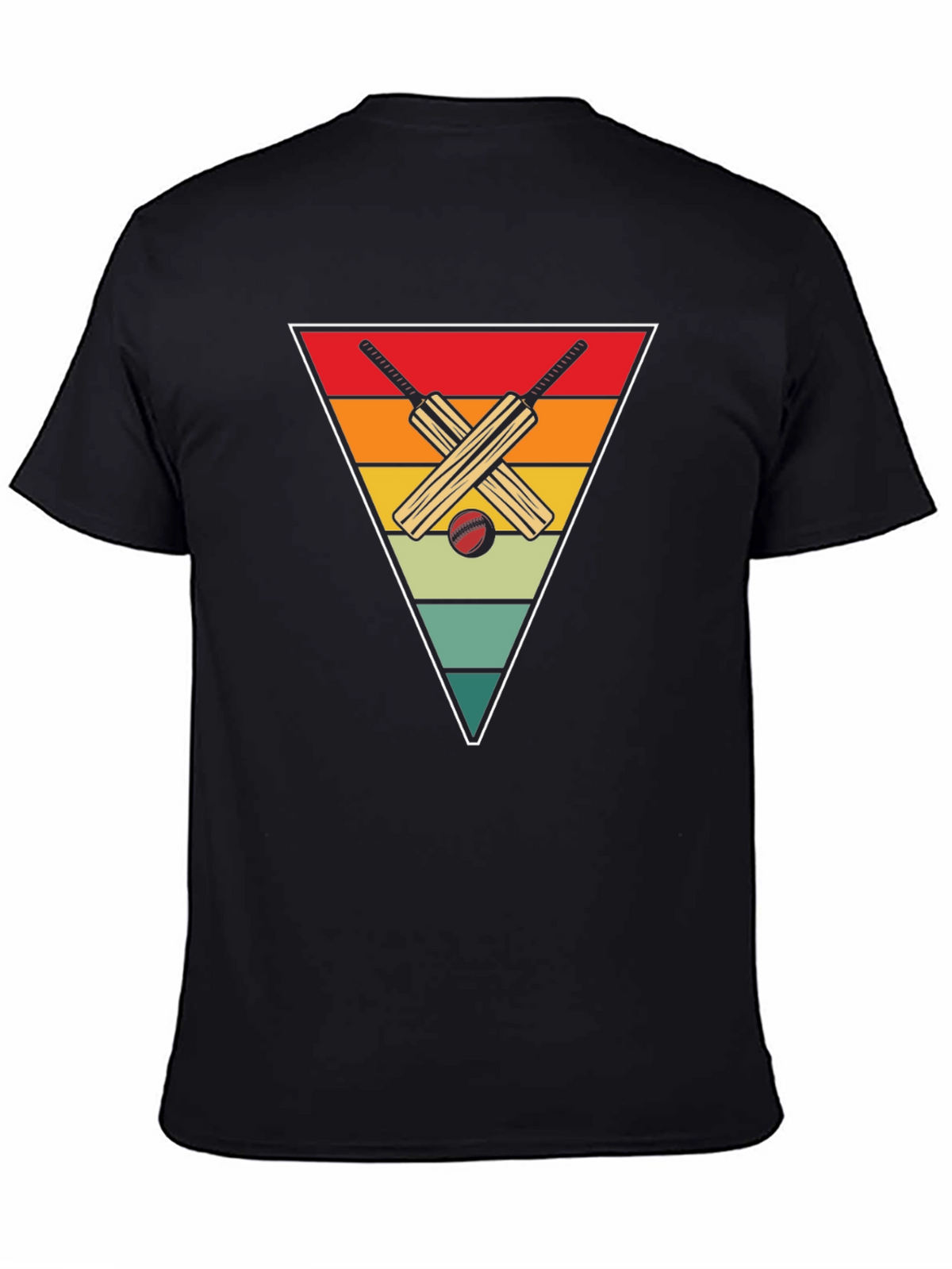 Retro Cricket Bats Graphic Tee