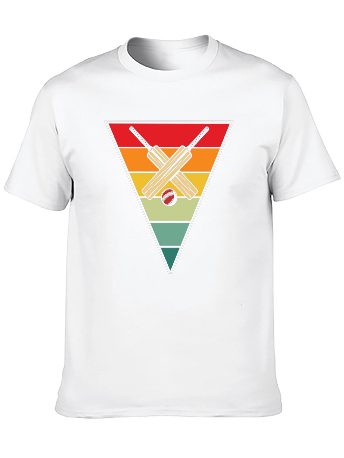 Retro Cricket Bats Graphic Tee
