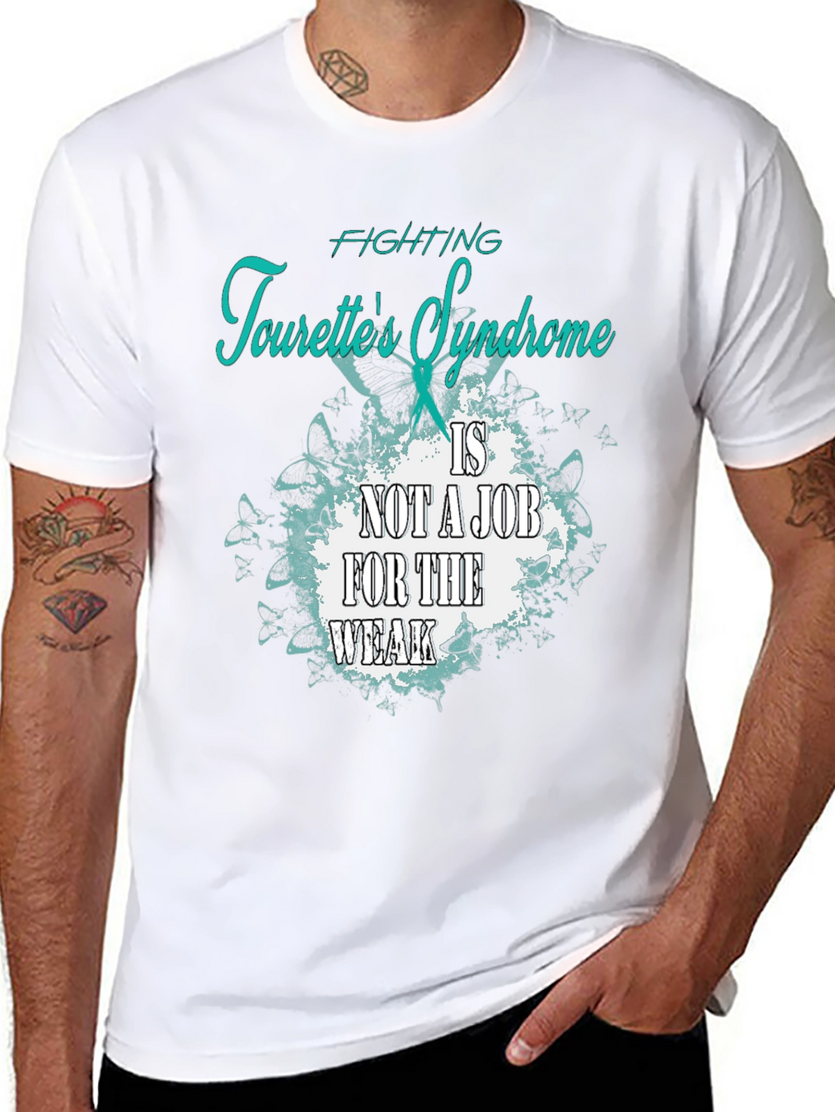 Fighting Tourettes Syndrome Awareness T-Shirt