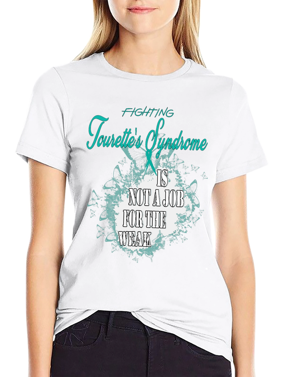 Fighting Tourettes Syndrome Awareness T-Shirt