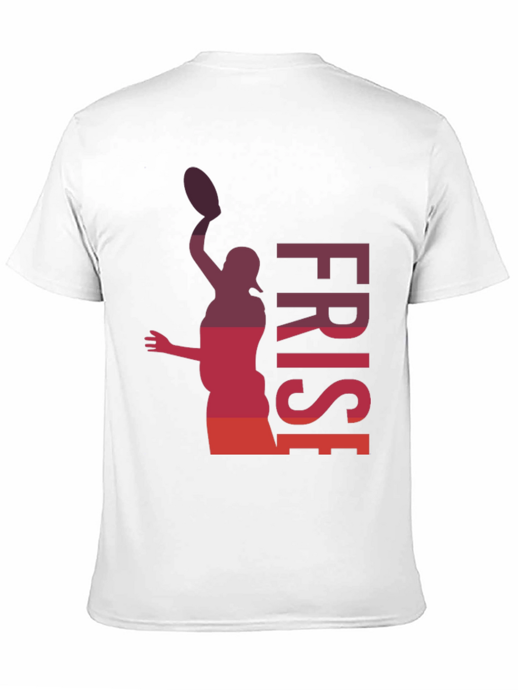 Frisbee Thrower Graphic T-Shirt - Black