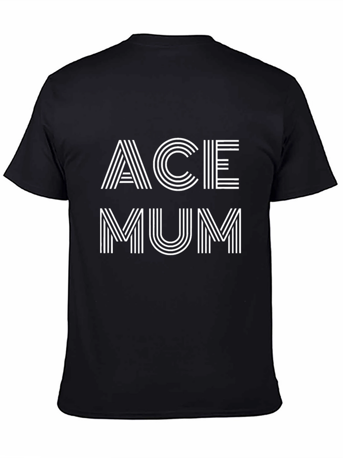 Ace Mum Black Graphic Tee