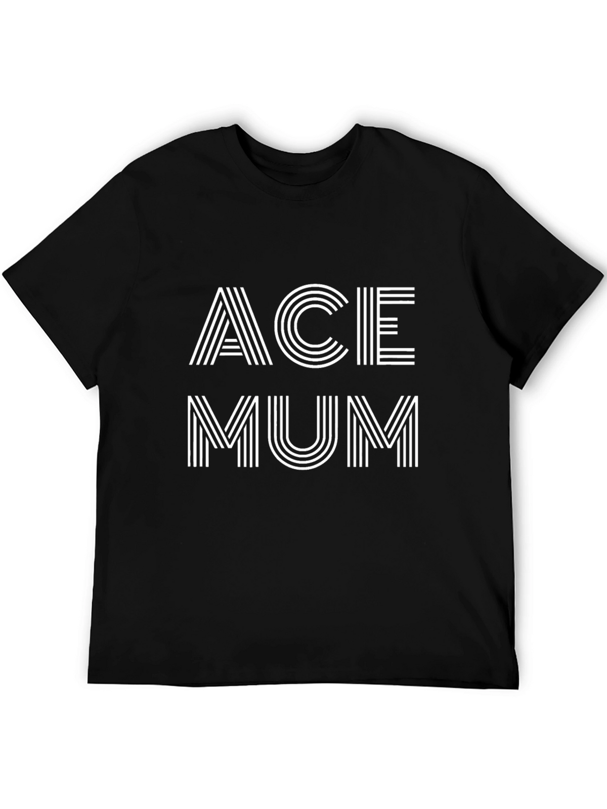 Ace Mum Black Graphic Tee