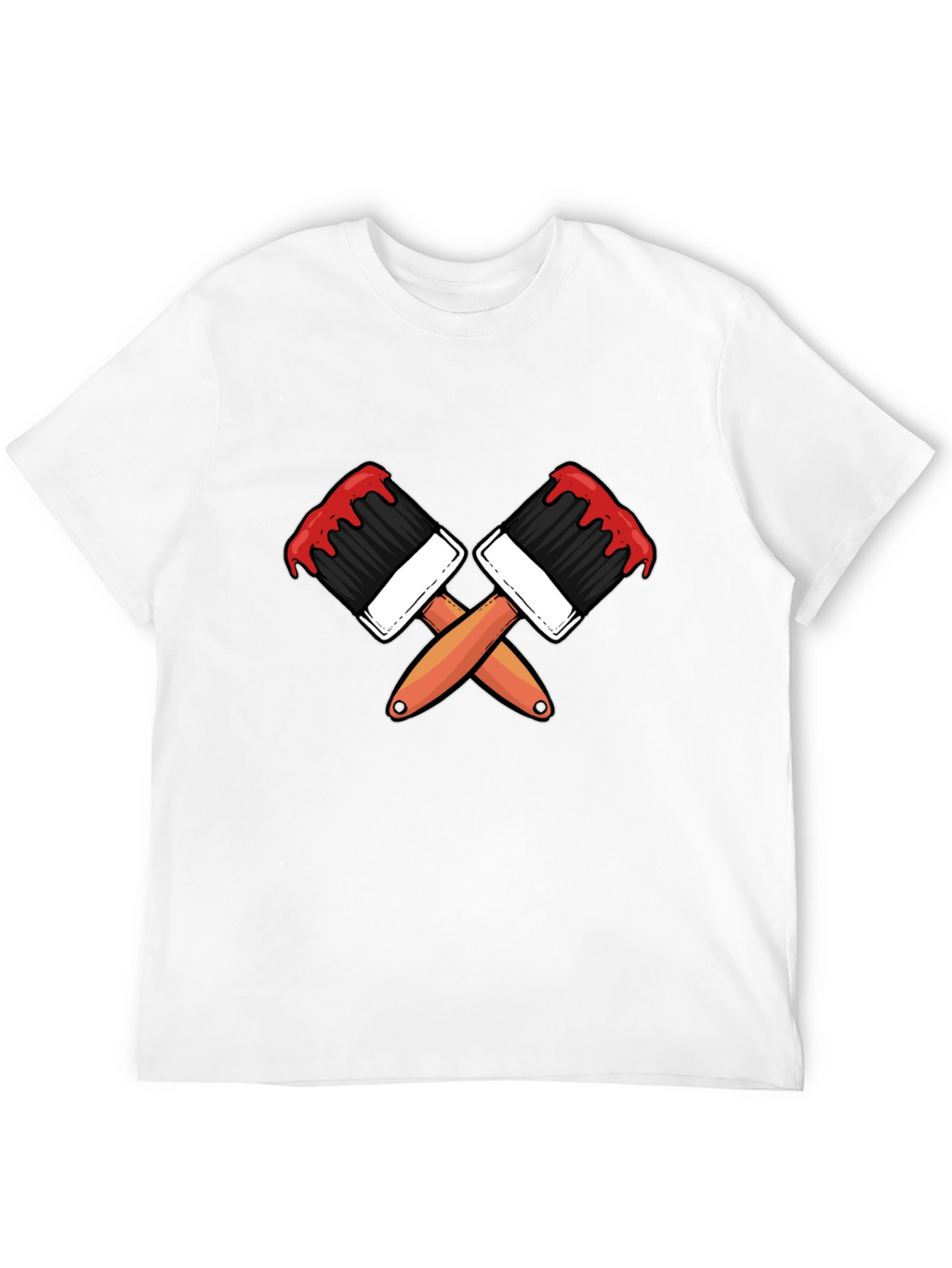 Paint Brush Graphic Tee - Artist Apparel