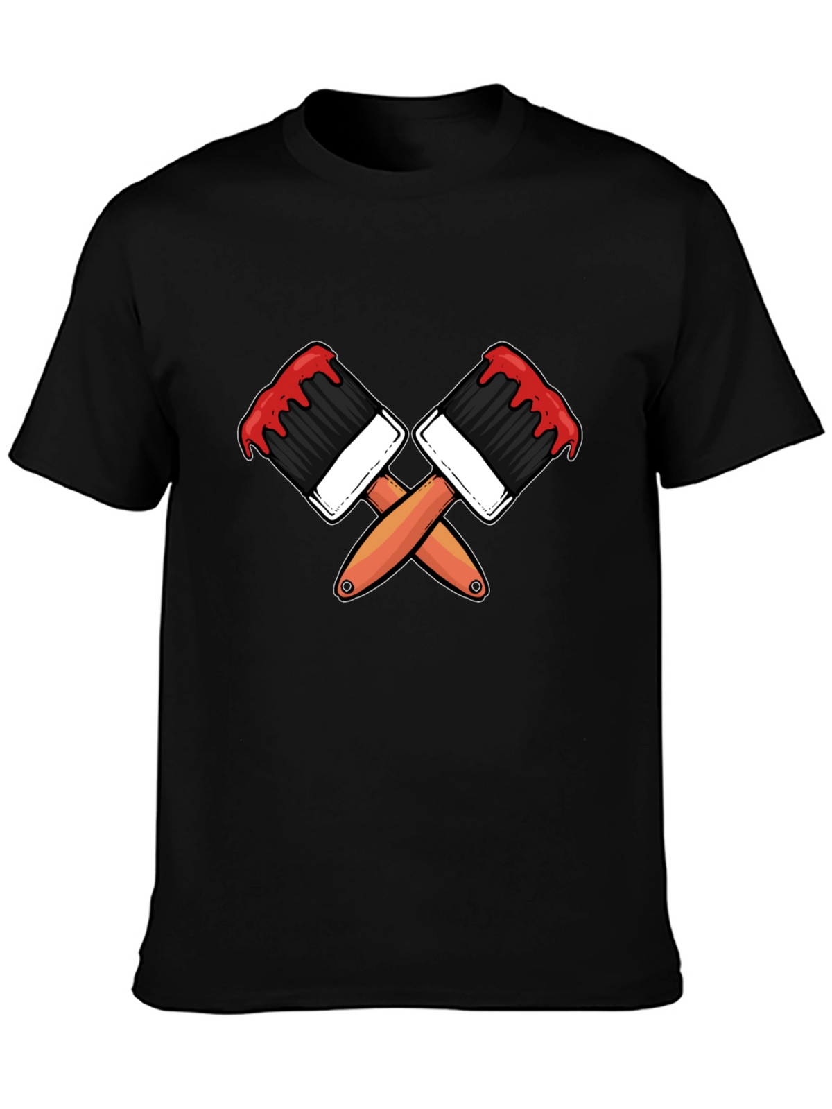 Paint Brush Graphic Tee - Artist Apparel
