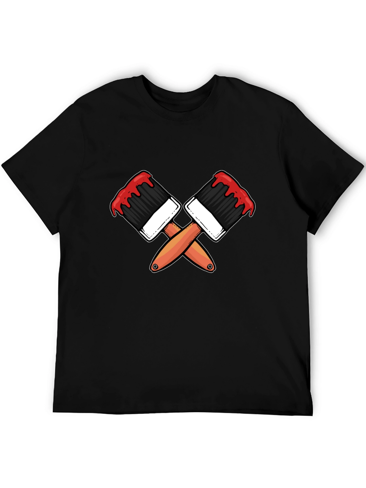 Paint Brush Graphic Tee - Artist Apparel