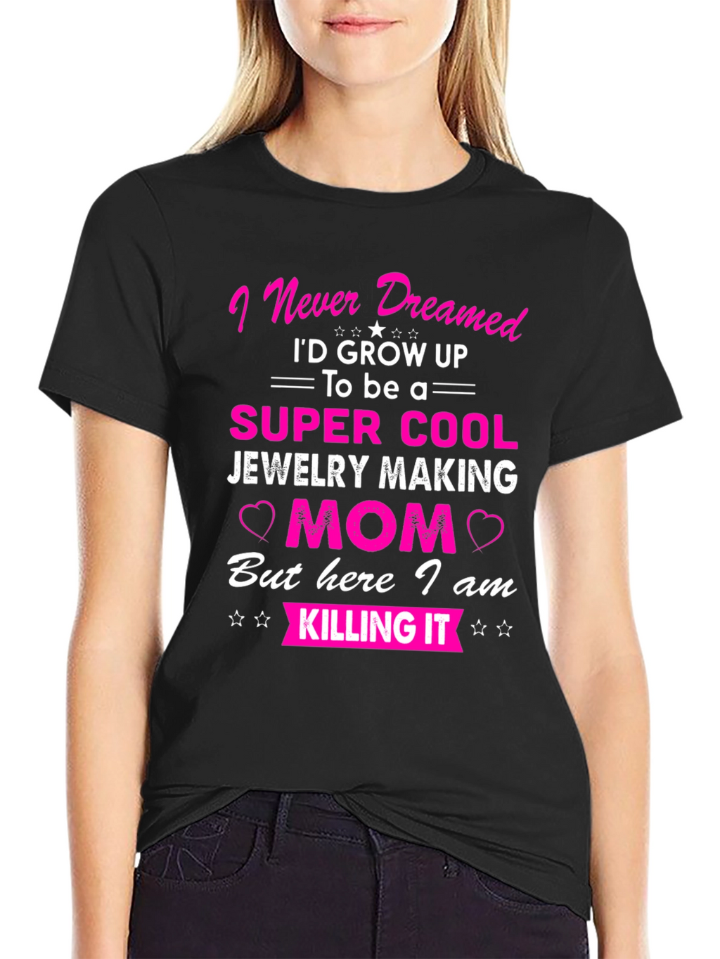 Jewelry Making Mom T-Shirt - Super Cool Mom Tee
