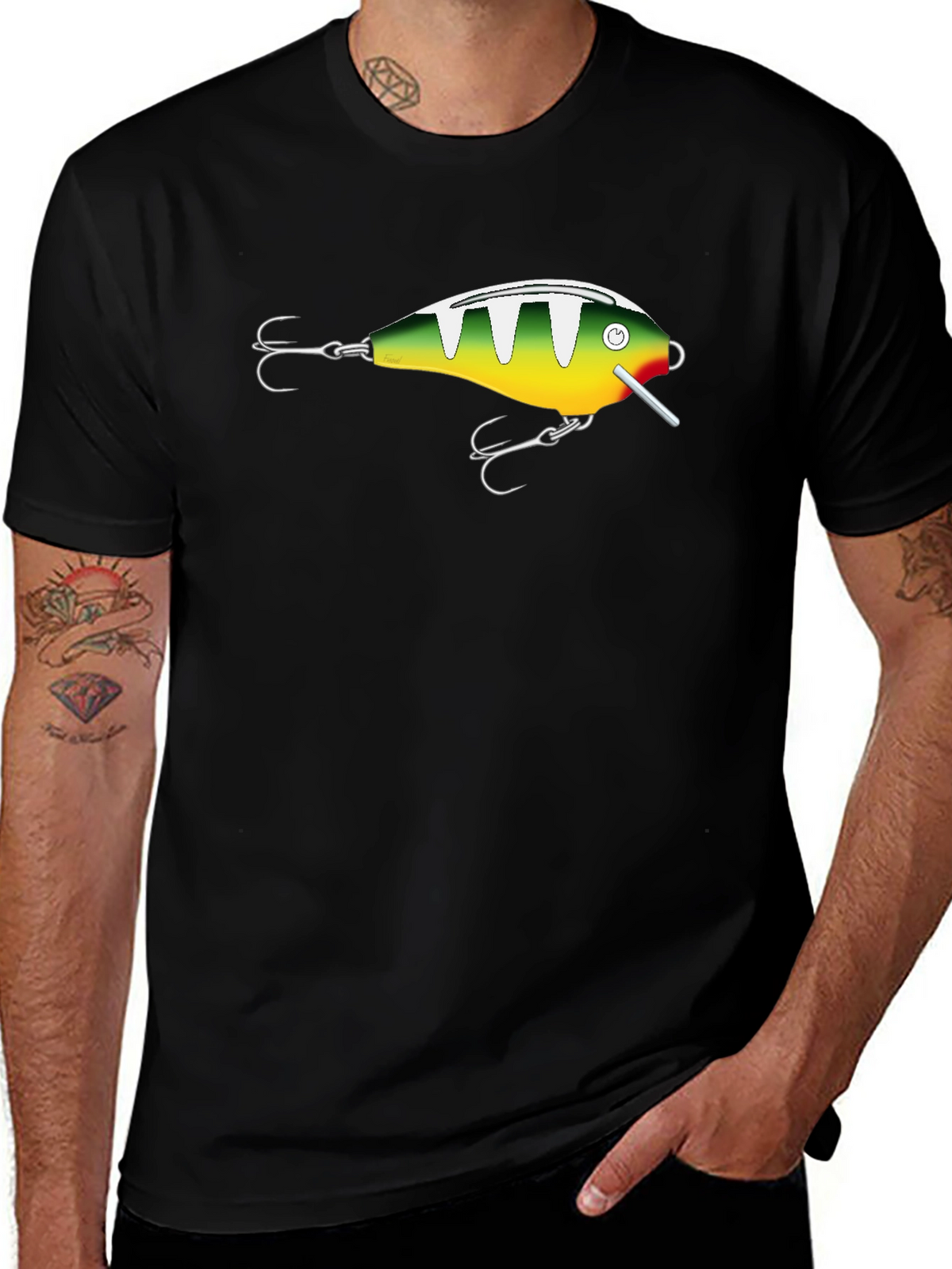 Fishing Lure Graphic Tee - Anglers Style