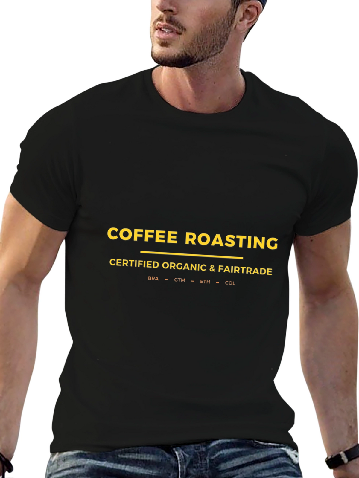 Coffee Roasting Certified Organic & Fairtrade T-Shirt