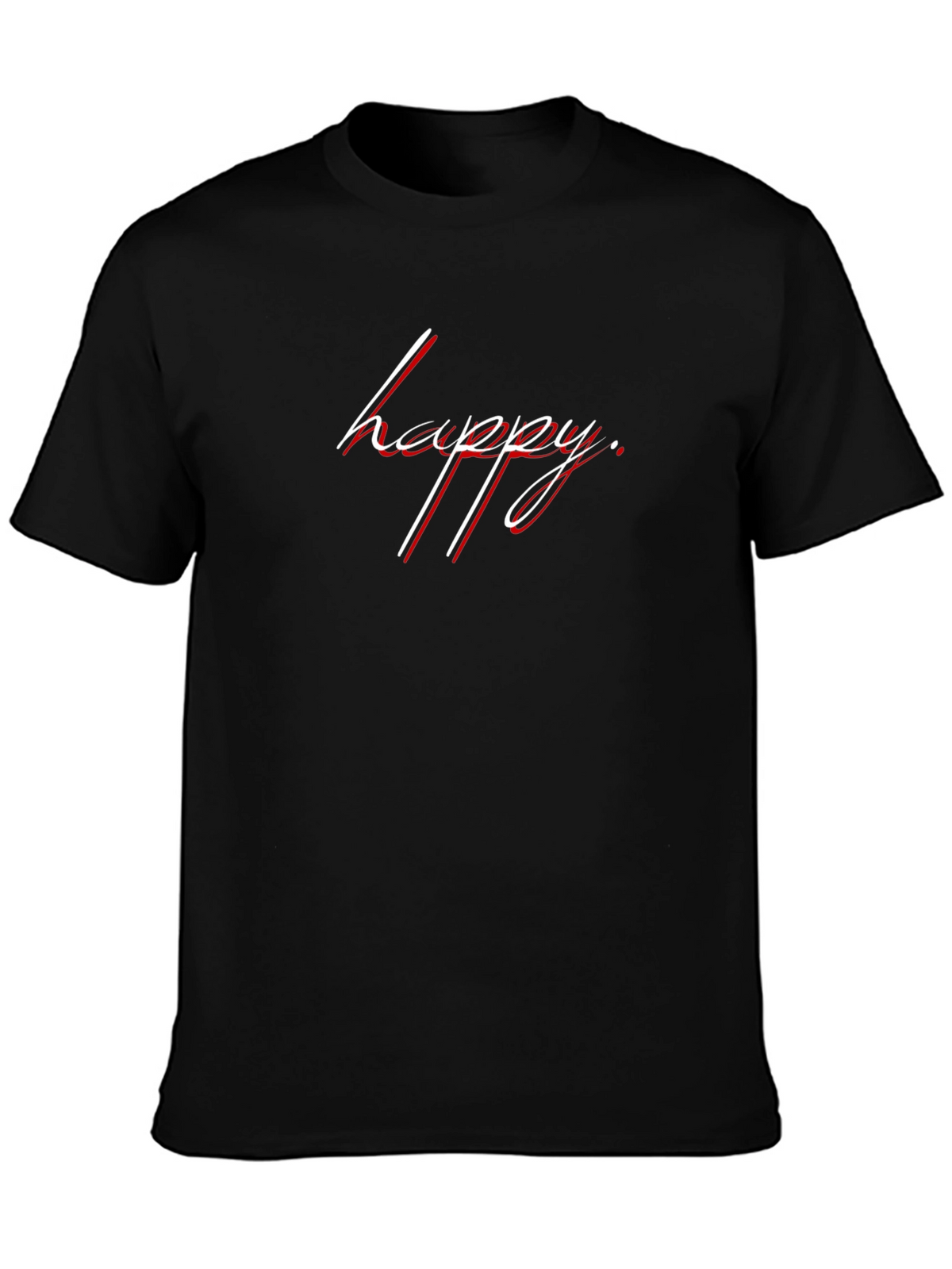 Happy Graphic T-Shirt - Casual Wear