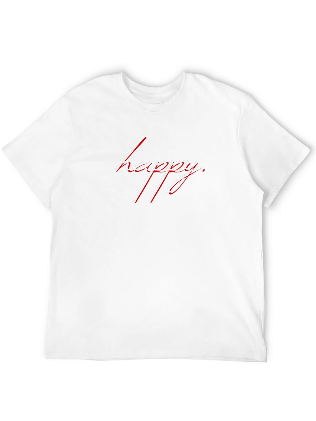 Happy Graphic T-Shirt - Casual Wear