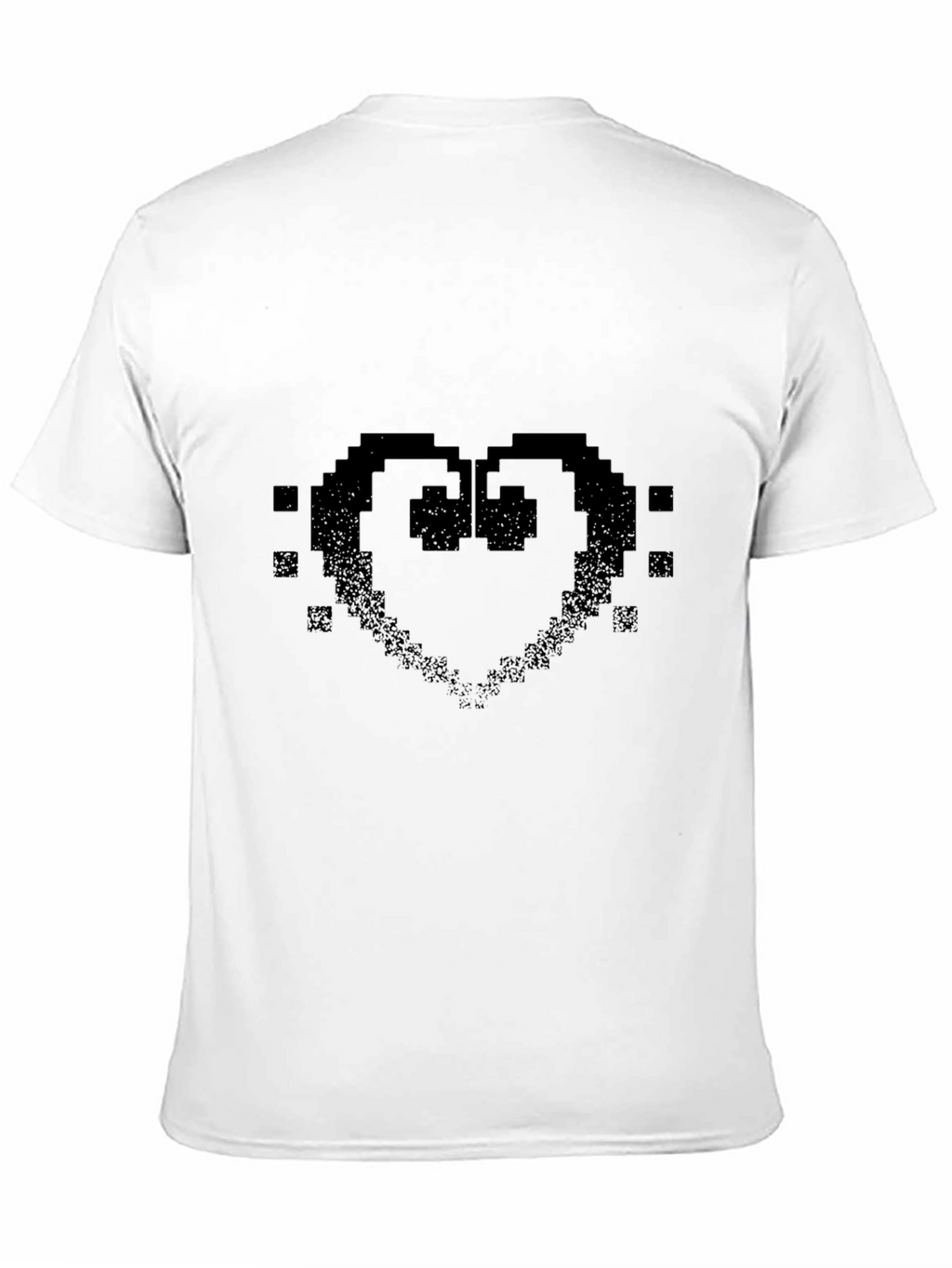 Pixel Heart Black T-Shirt