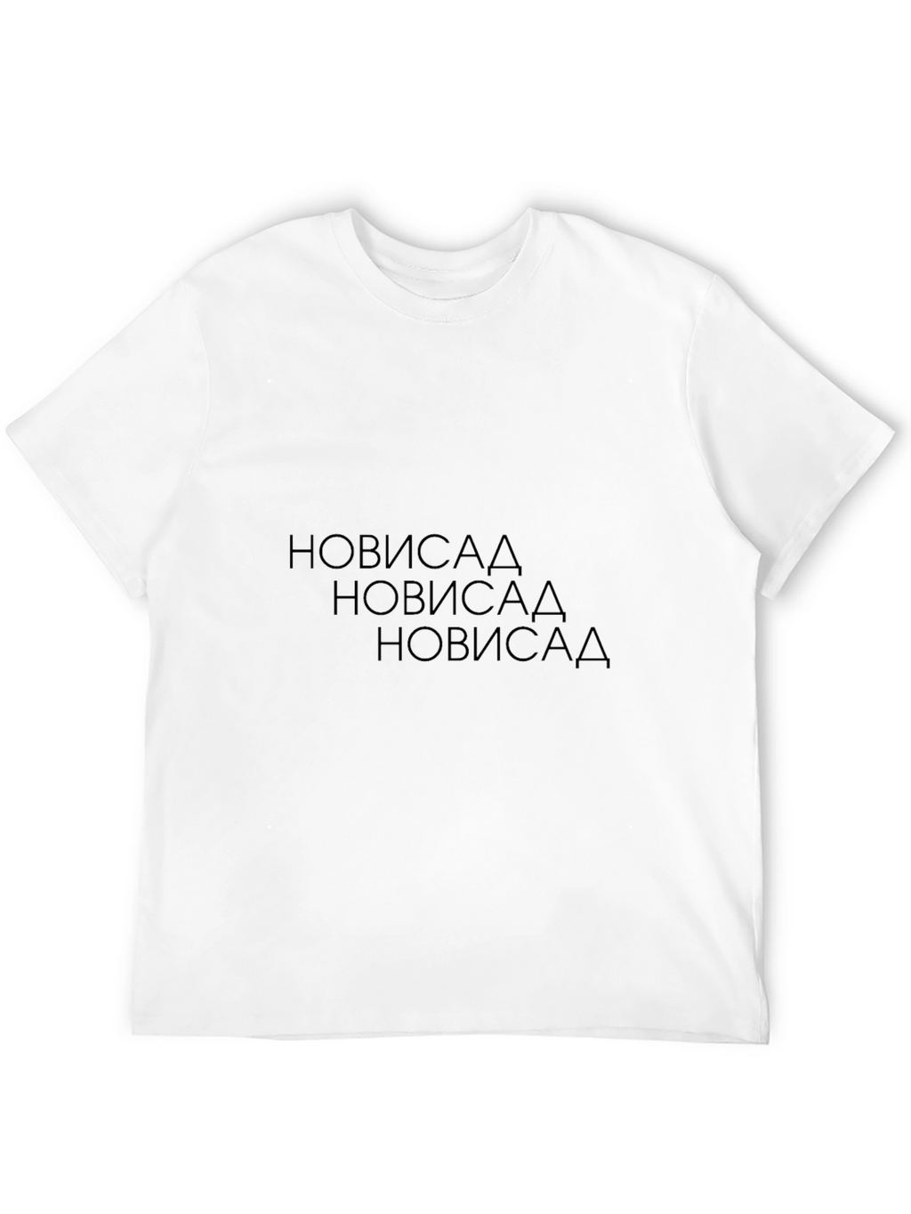 Novi Sad Graphic T-Shirt - Serbian City Pride