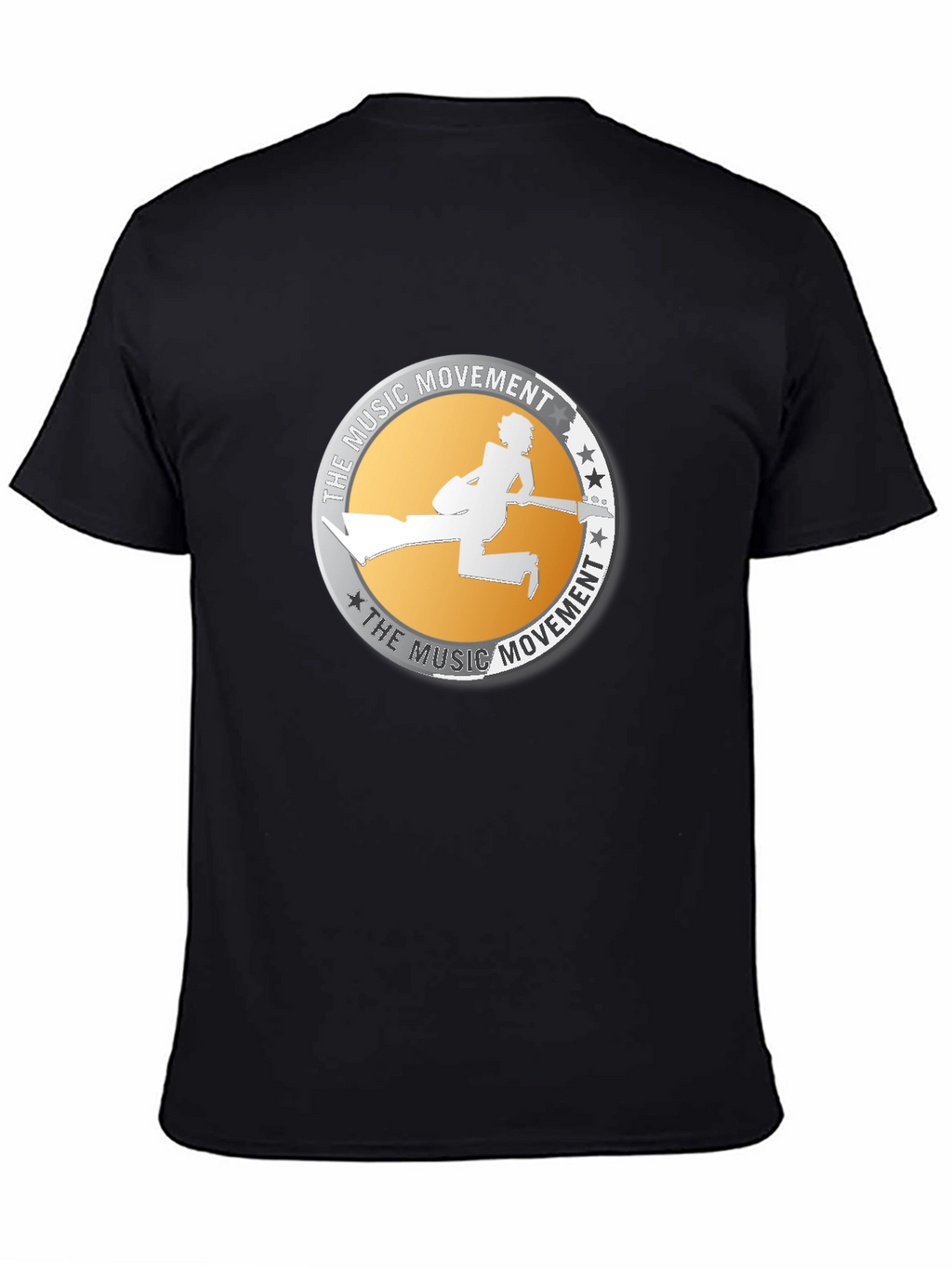 Music Movement Graphic Black T-Shirt