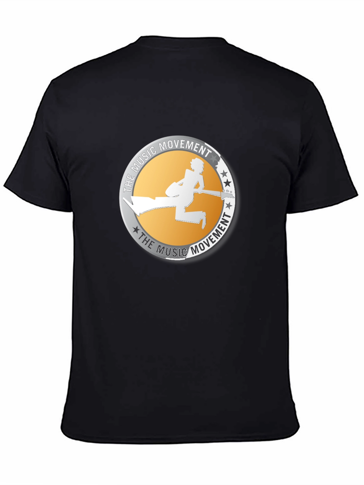 Music Movement Graphic Black T-Shirt