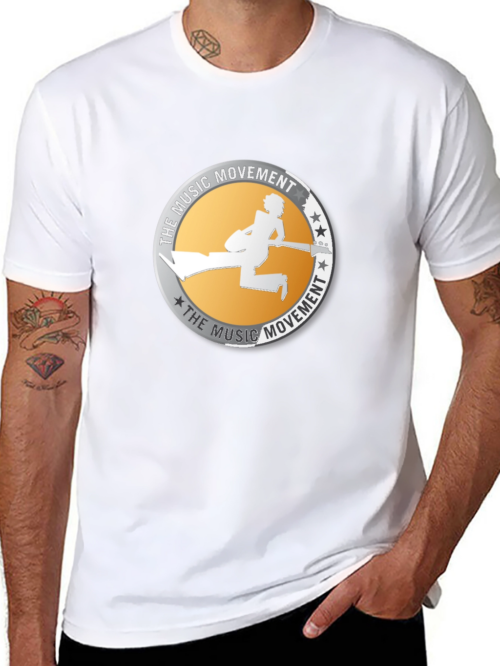 Music Movement Graphic Black T-Shirt