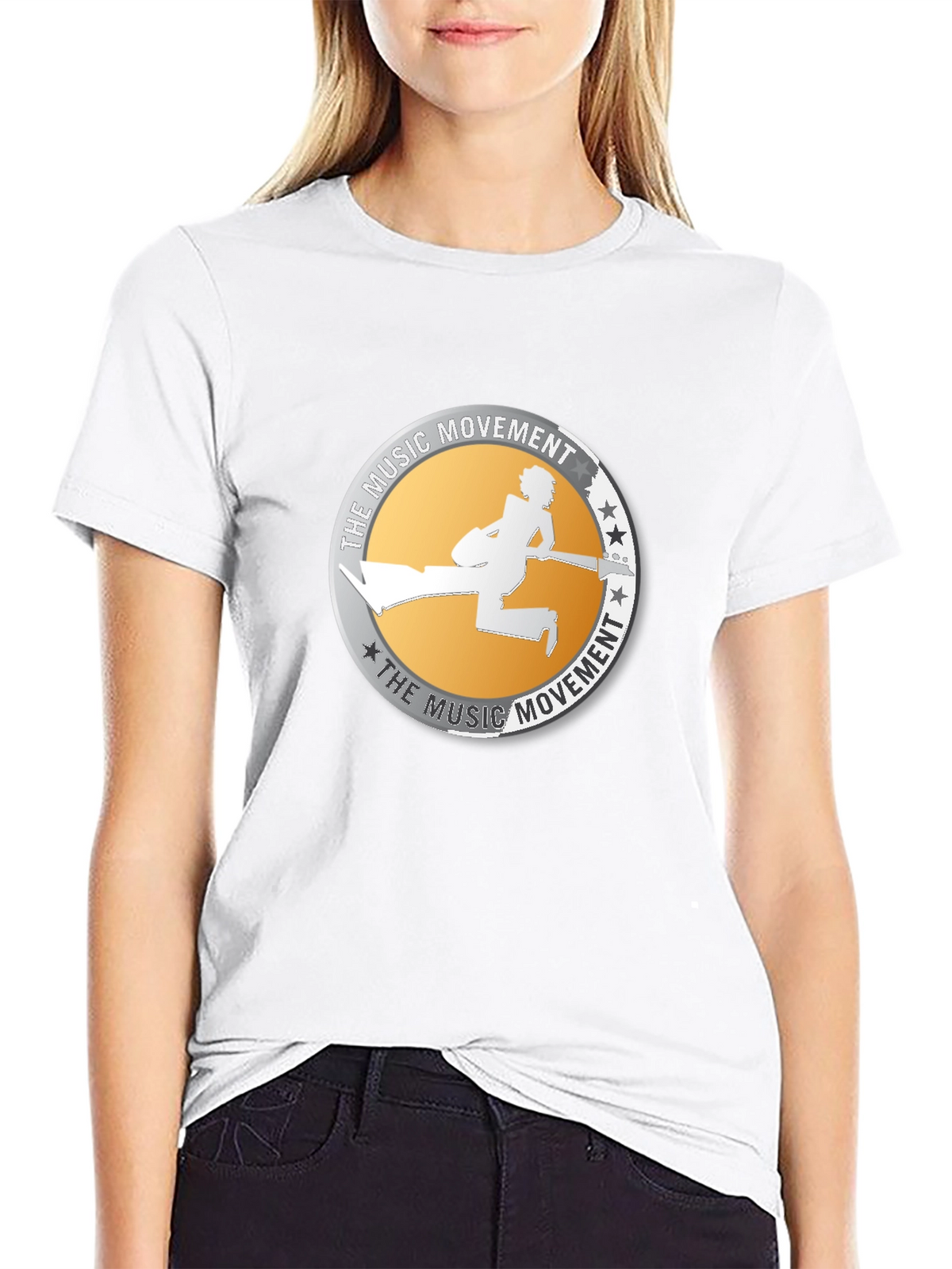 Music Movement Graphic Black T-Shirt