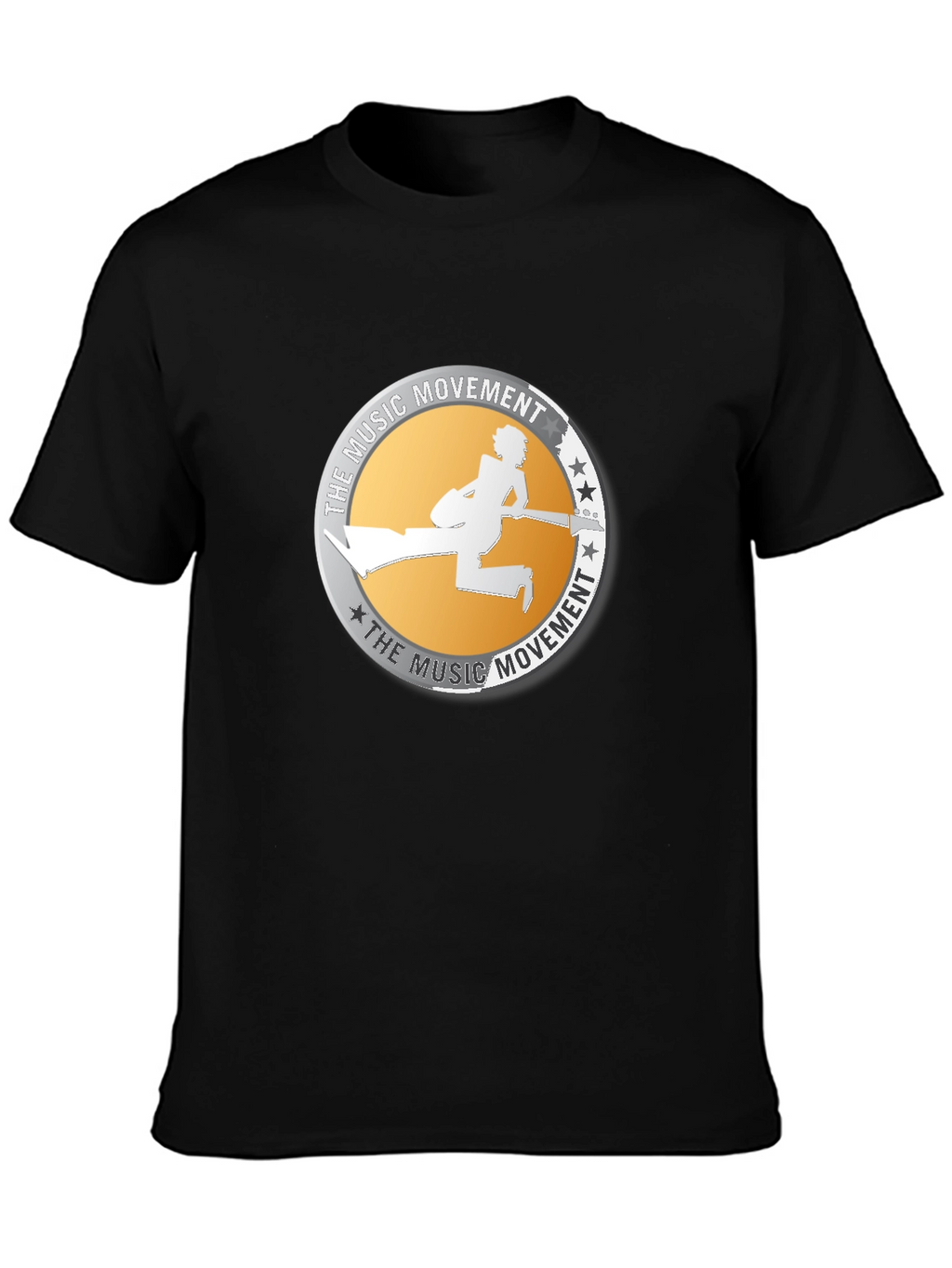 Music Movement Graphic Black T-Shirt