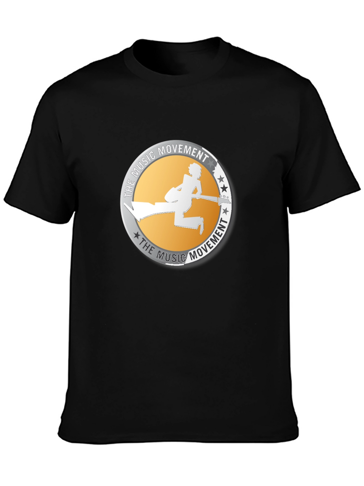 Music Movement Graphic Black T-Shirt