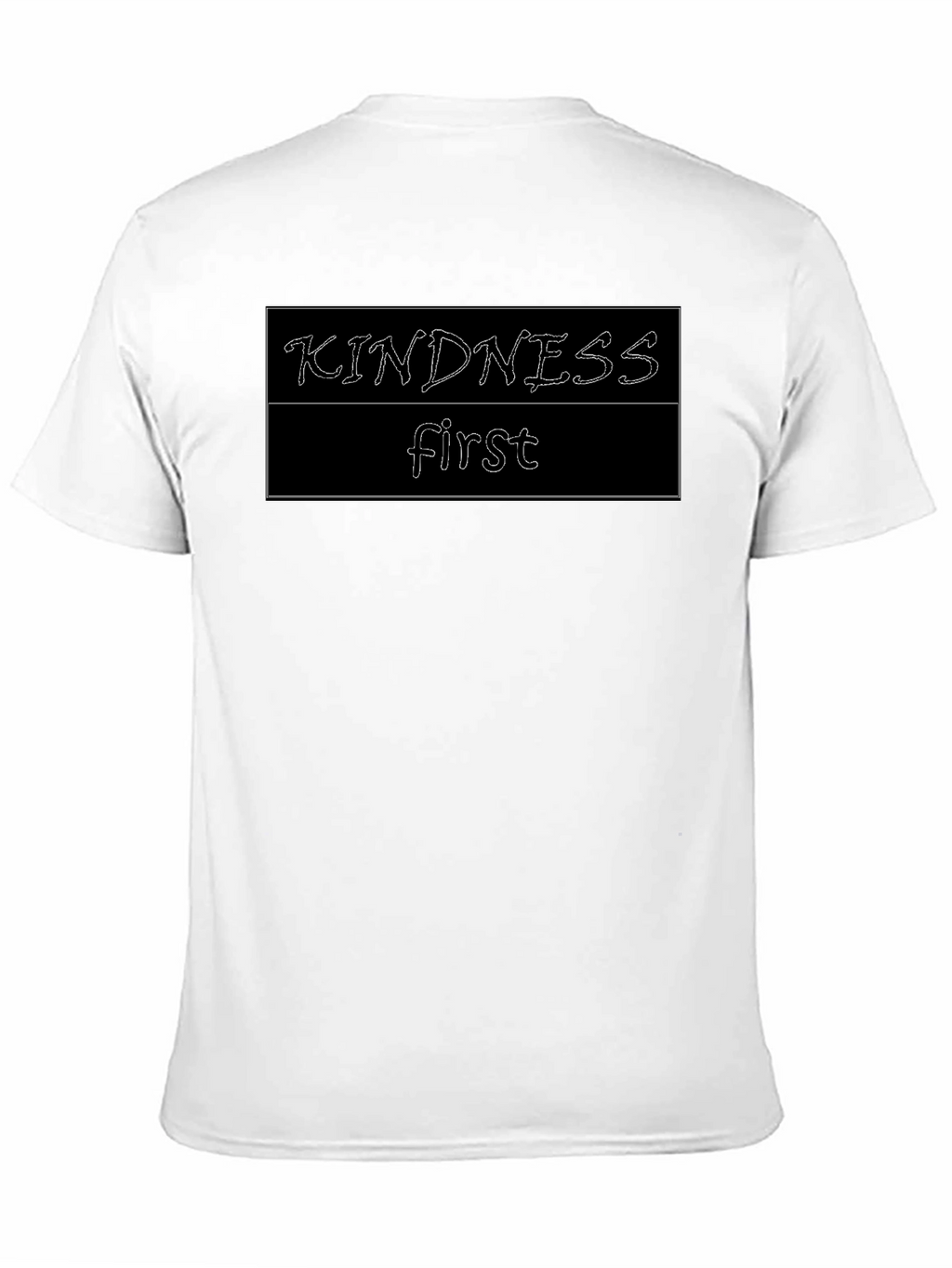 Kindness First Graphic Tee - Black Casual Shirt