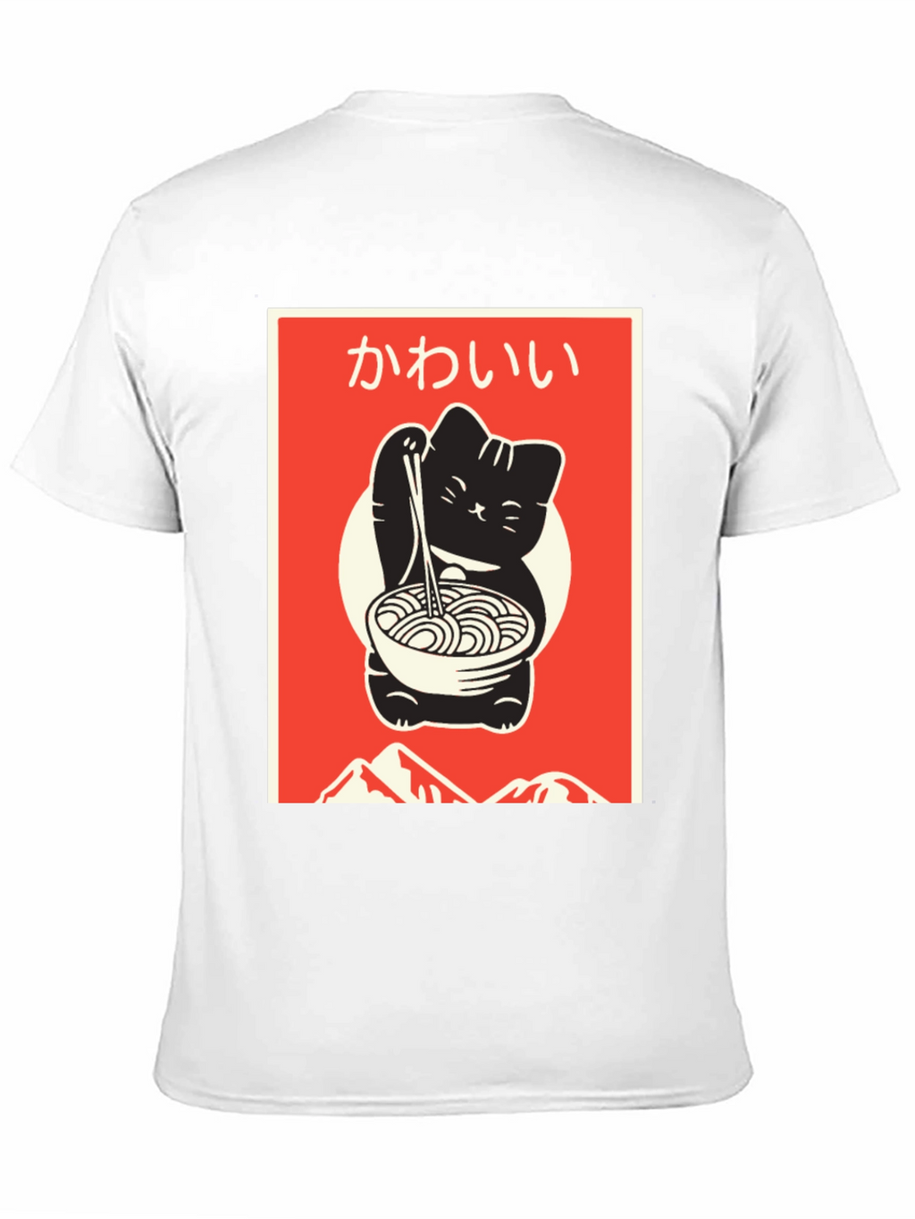 Kawaii Ramen Cat T-Shirt - Stylish Anime Inspired Design