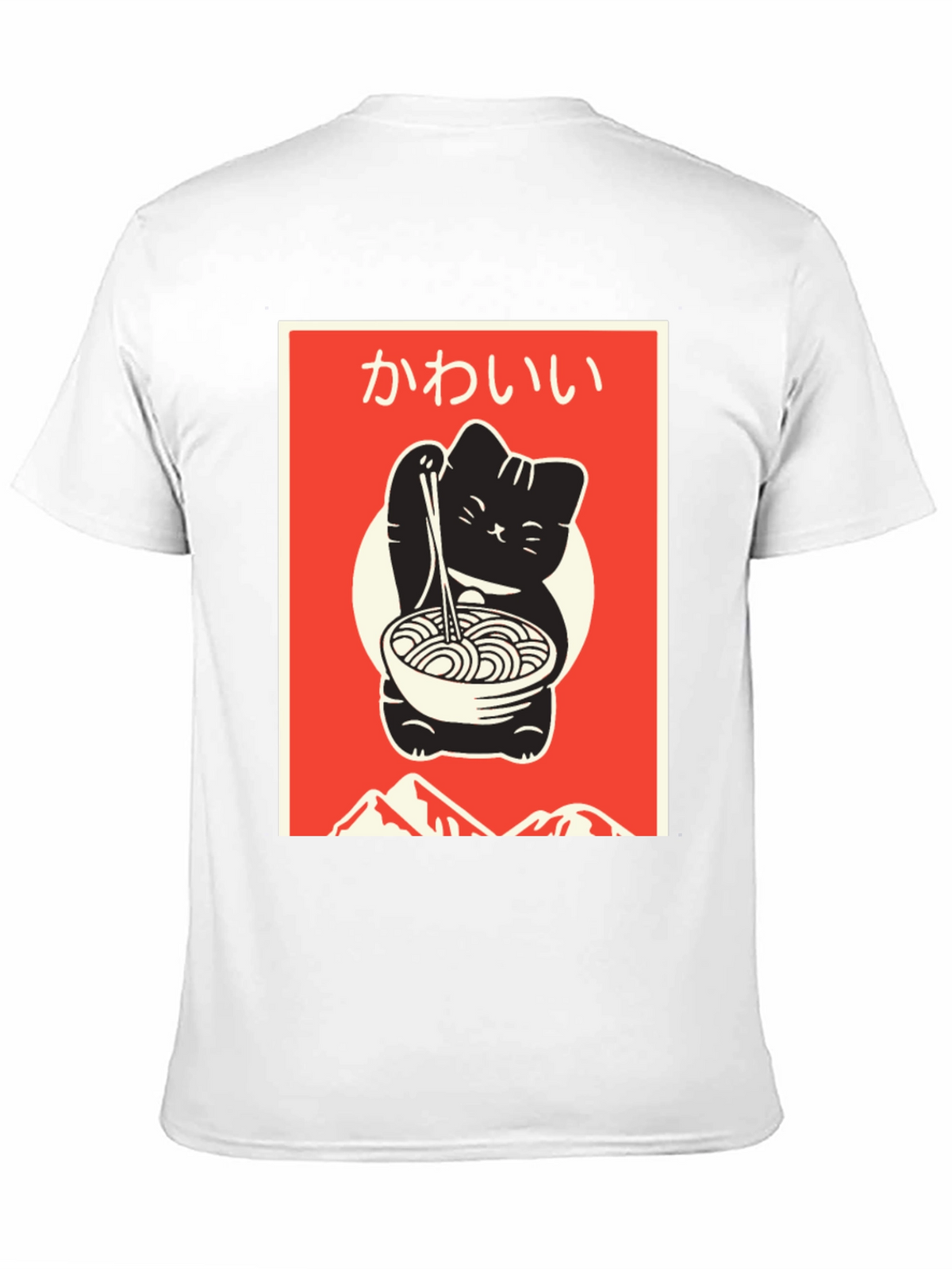Kawaii Ramen Cat T-Shirt - Stylish Anime Inspired Design