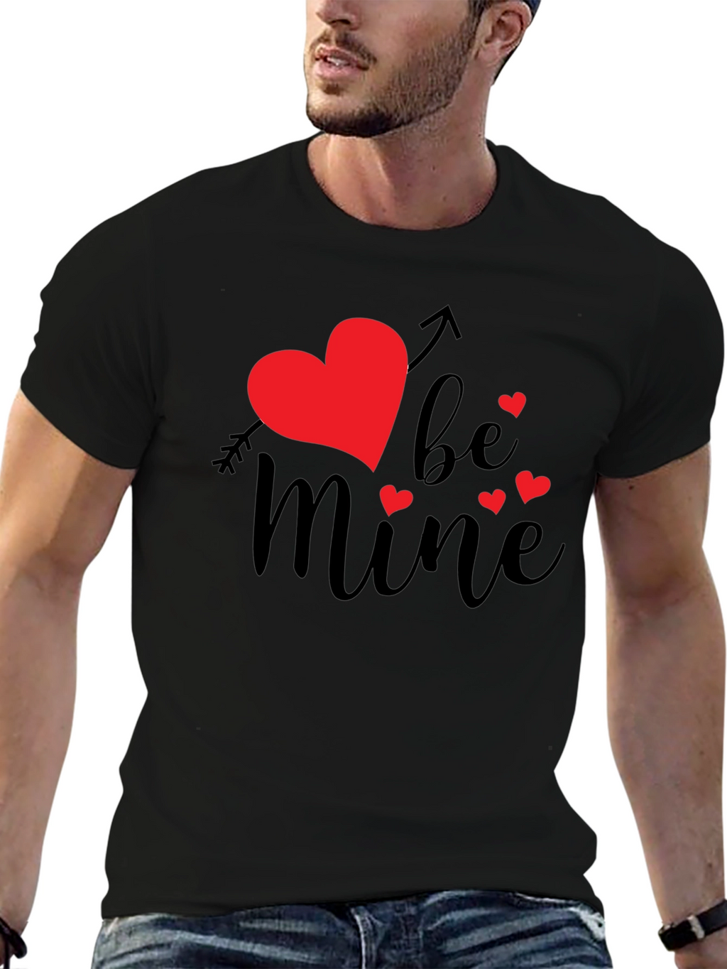 Be Mine Valentines Day Graphic Tee