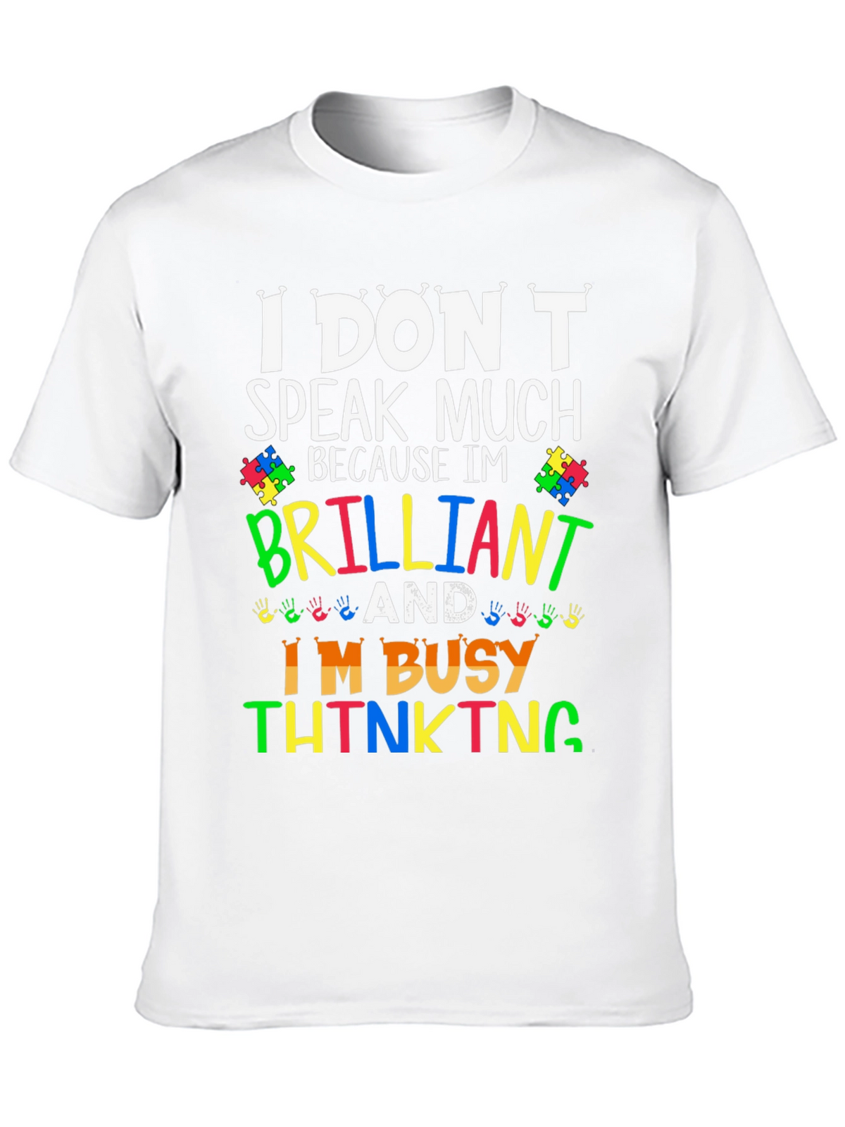 Brilliant Thinking Autism Awareness T-Shirt