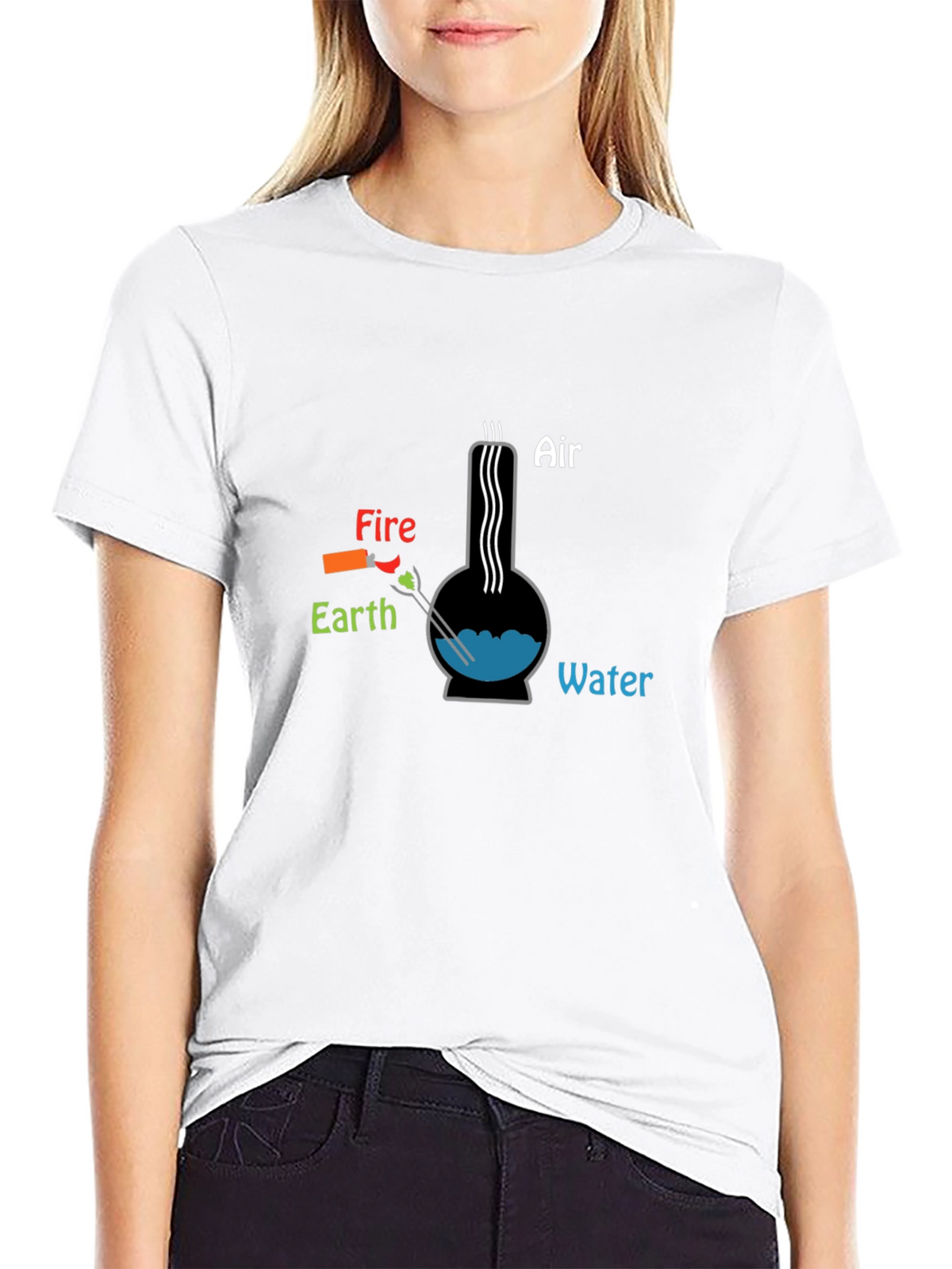 Elements Bong T-Shirt - Novelty Graphic Tee