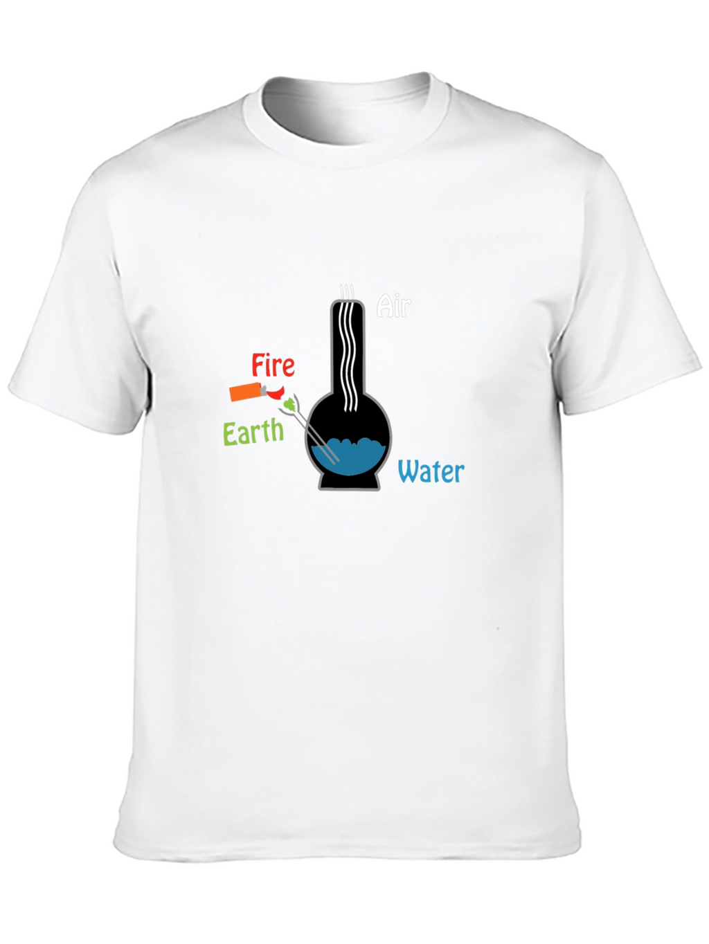 Elements Bong T-Shirt - Novelty Graphic Tee