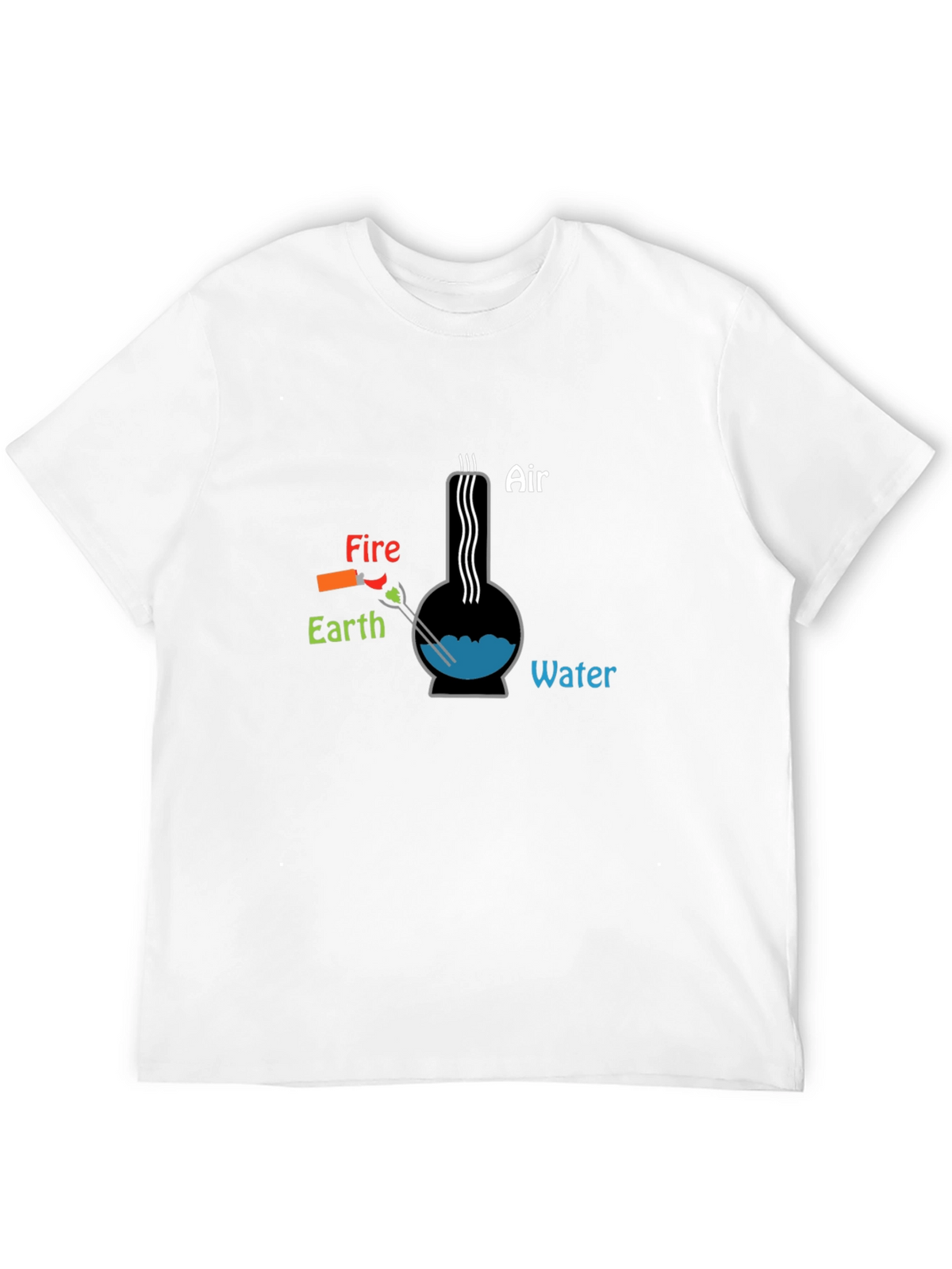 Elements Bong T-Shirt - Novelty Graphic Tee