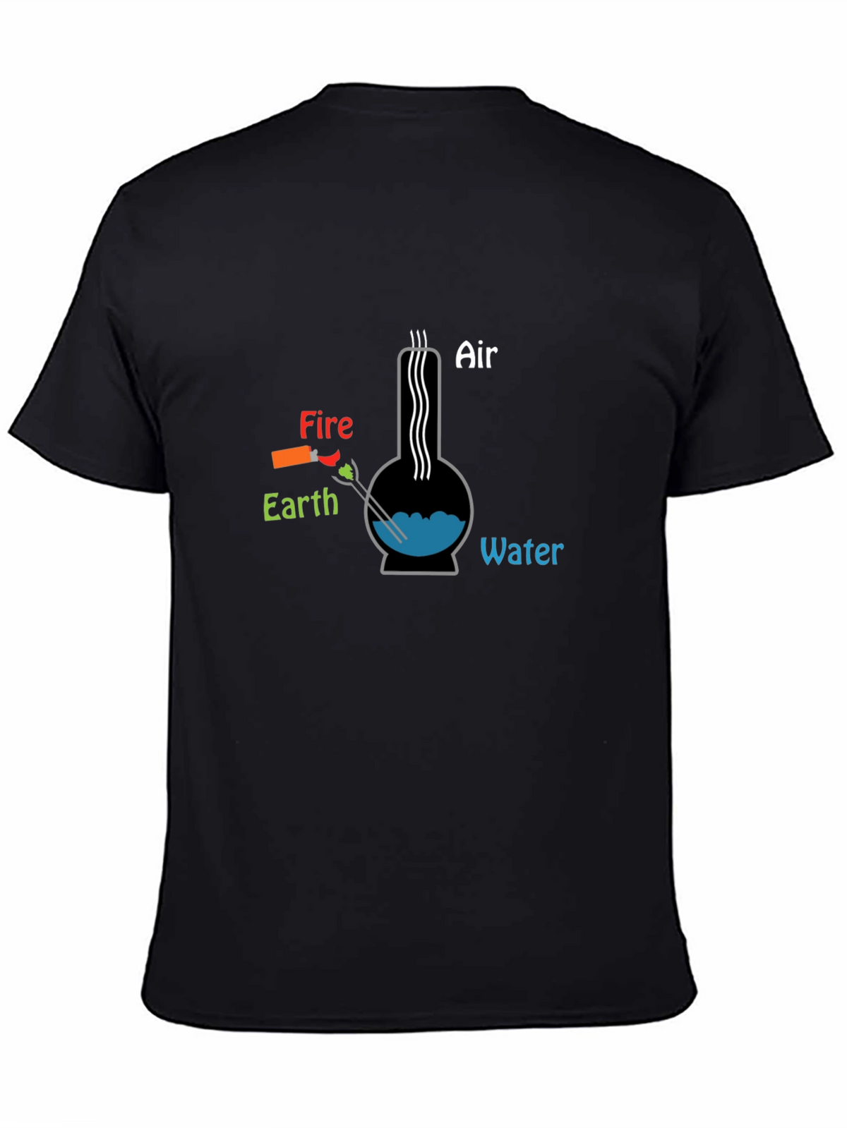 Elements Bong T-Shirt - Novelty Graphic Tee