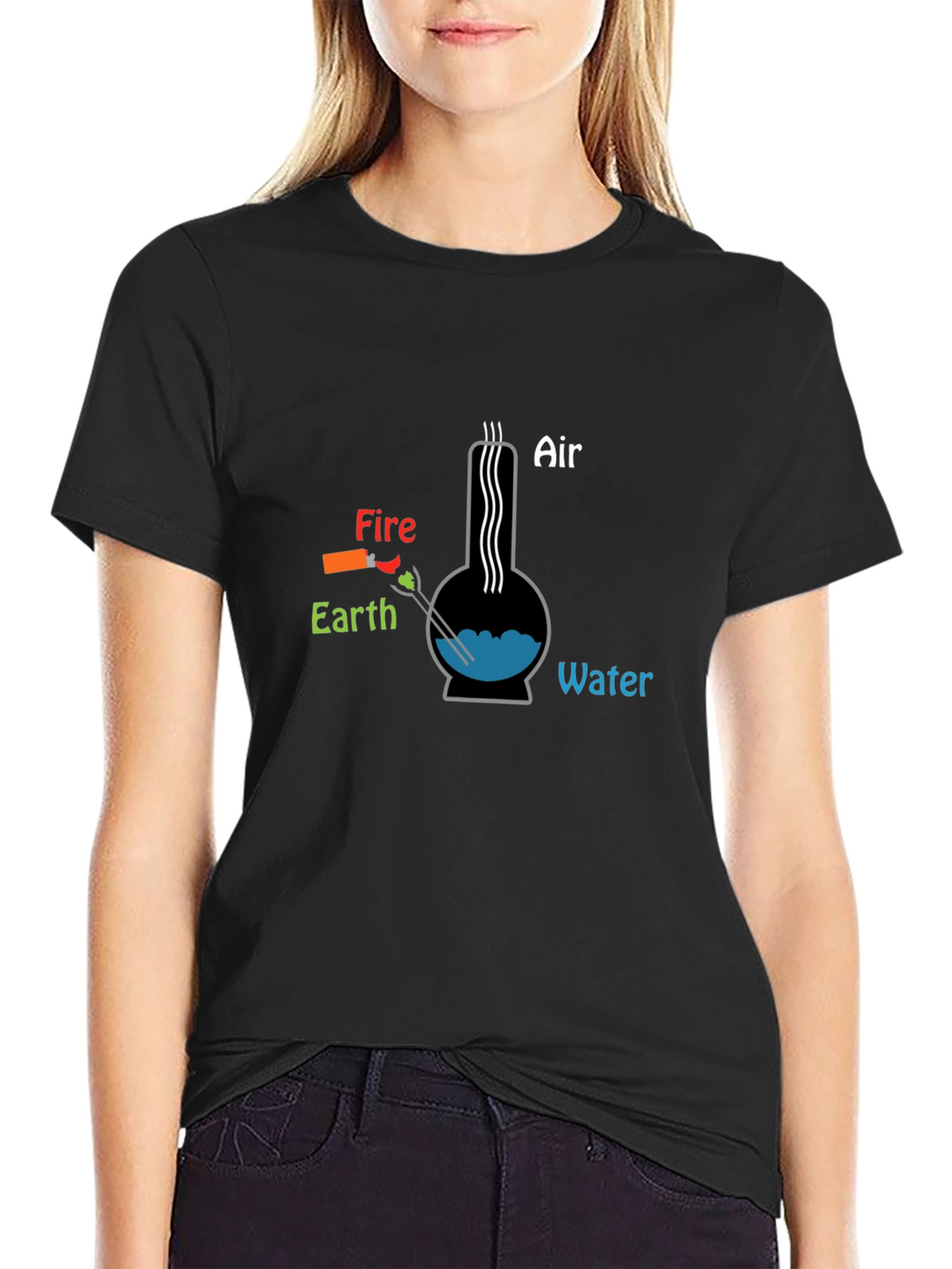 Elements Bong T-Shirt - Novelty Graphic Tee