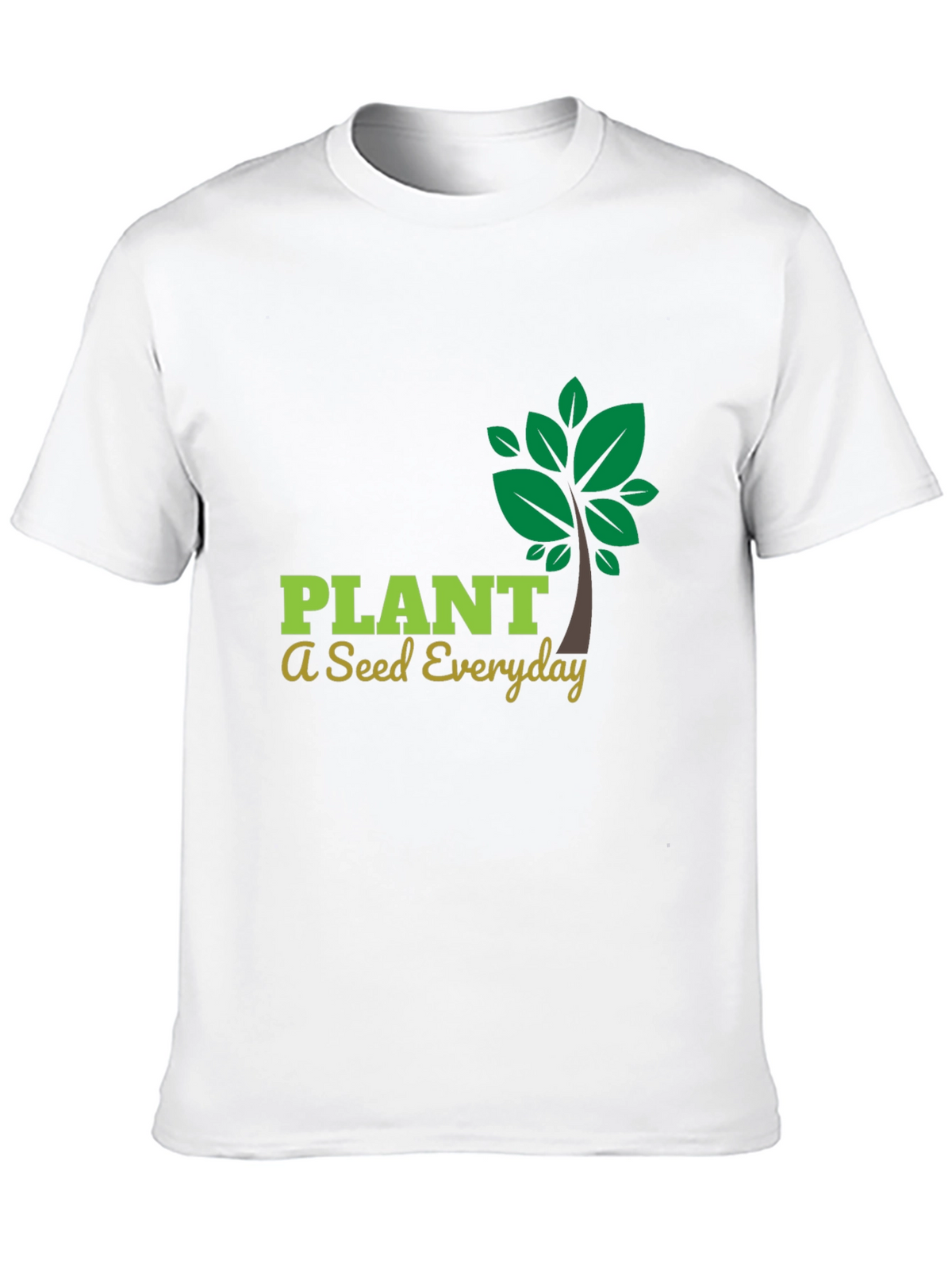 Plant a Seed Everyday Graphic Tee - Black