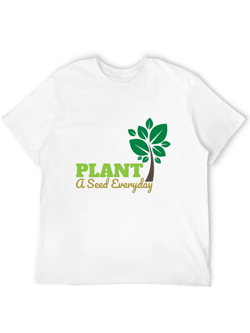 Plant a Seed Everyday Graphic Tee - Black