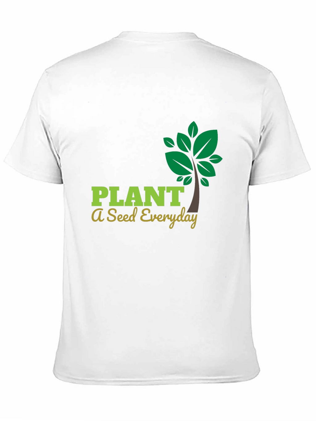 Plant a Seed Everyday Graphic Tee - Black